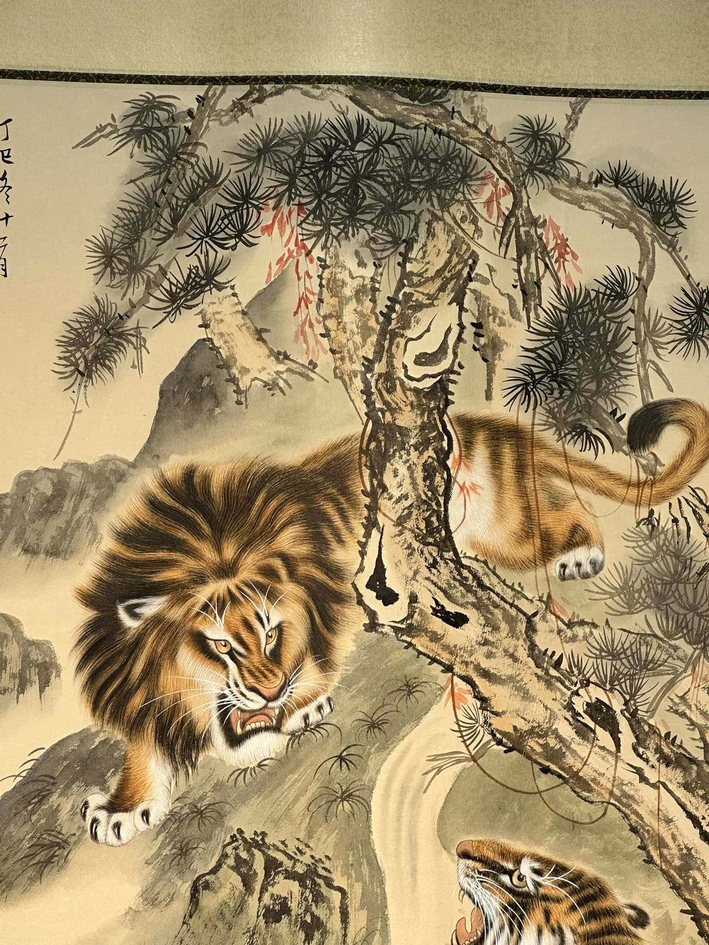Chinese scroll painting He Xiangning