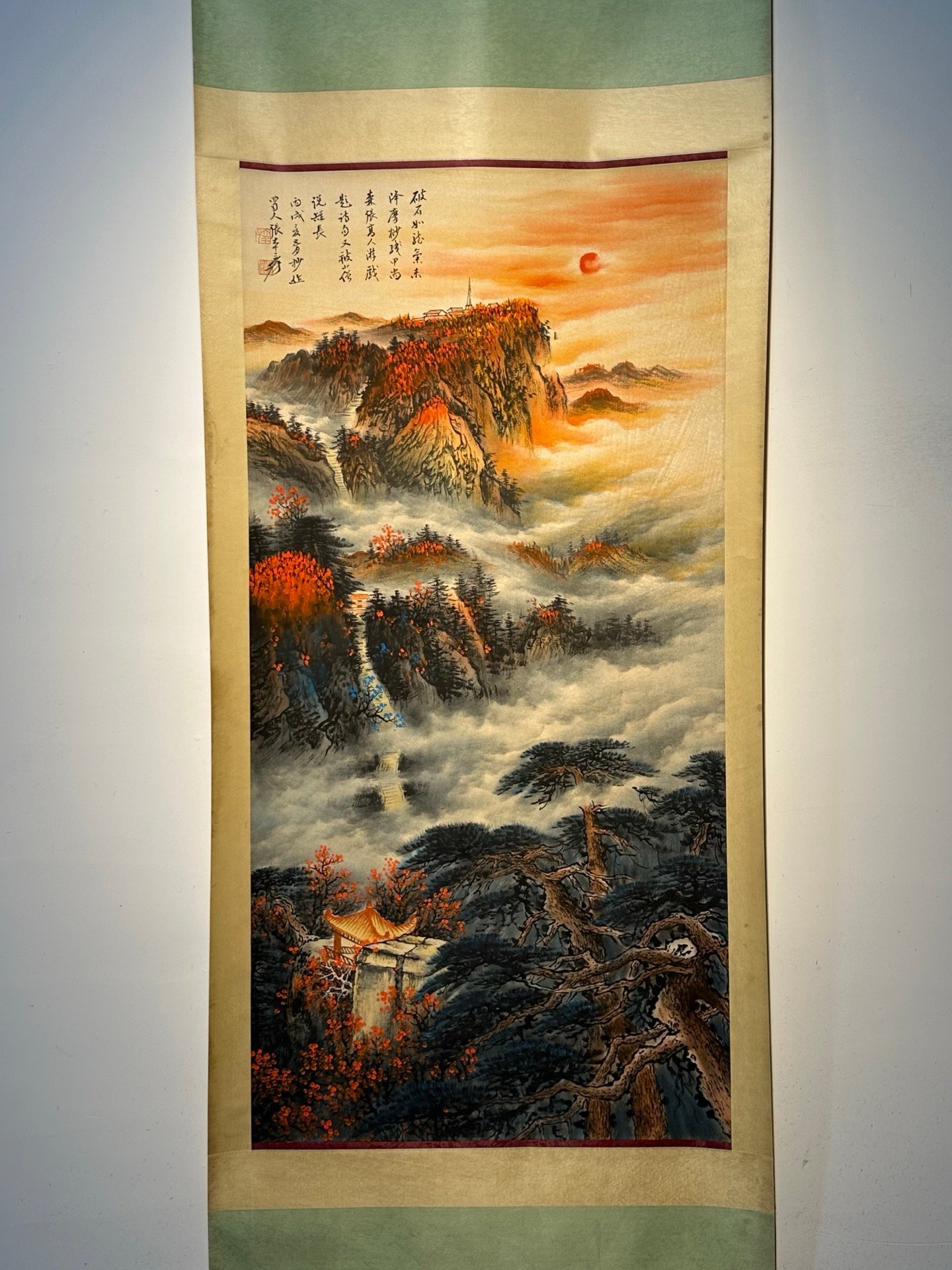 Chinese scroll painting Zhang Daqian