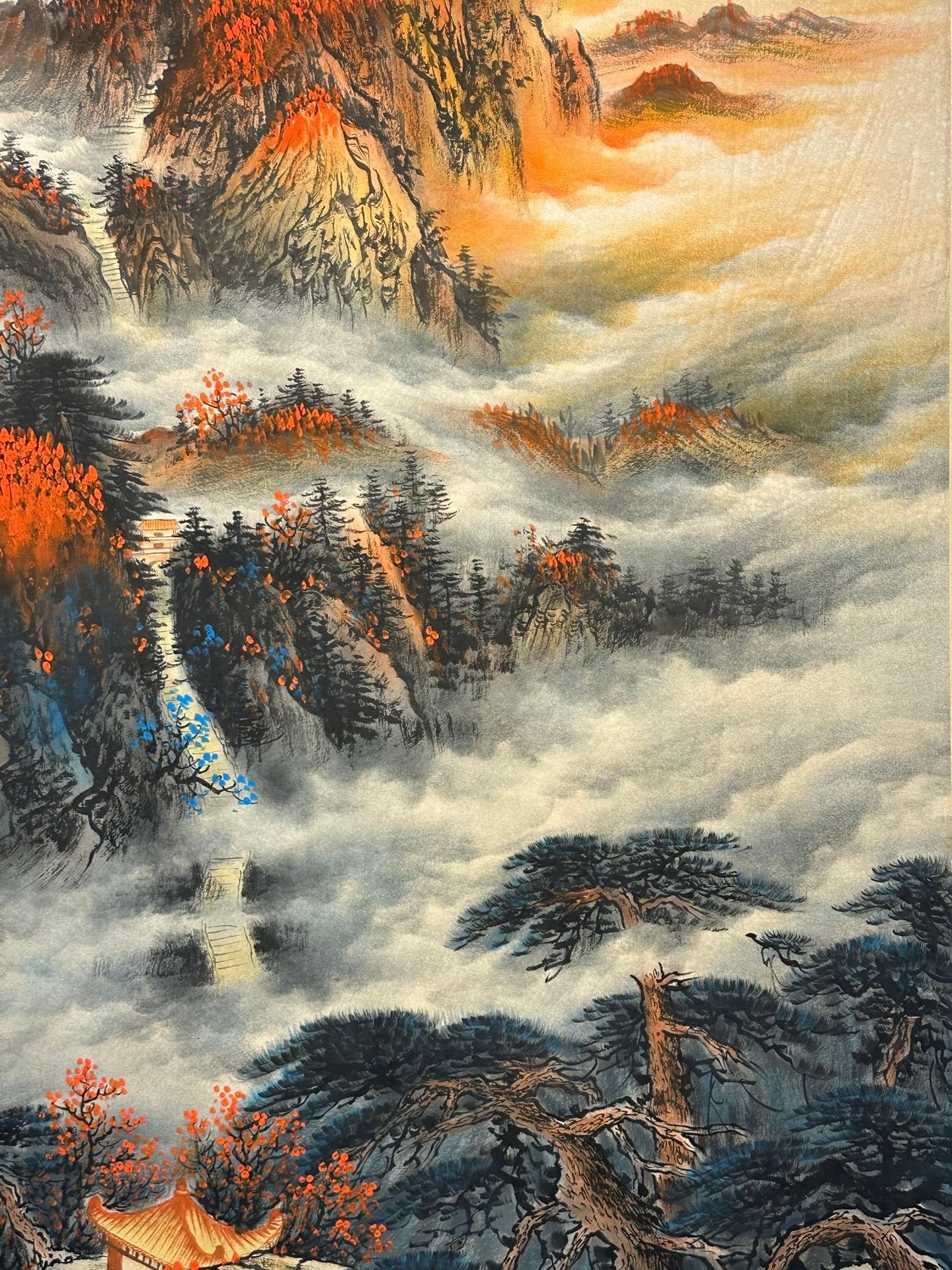 Chinese scroll painting Zhang Daqian