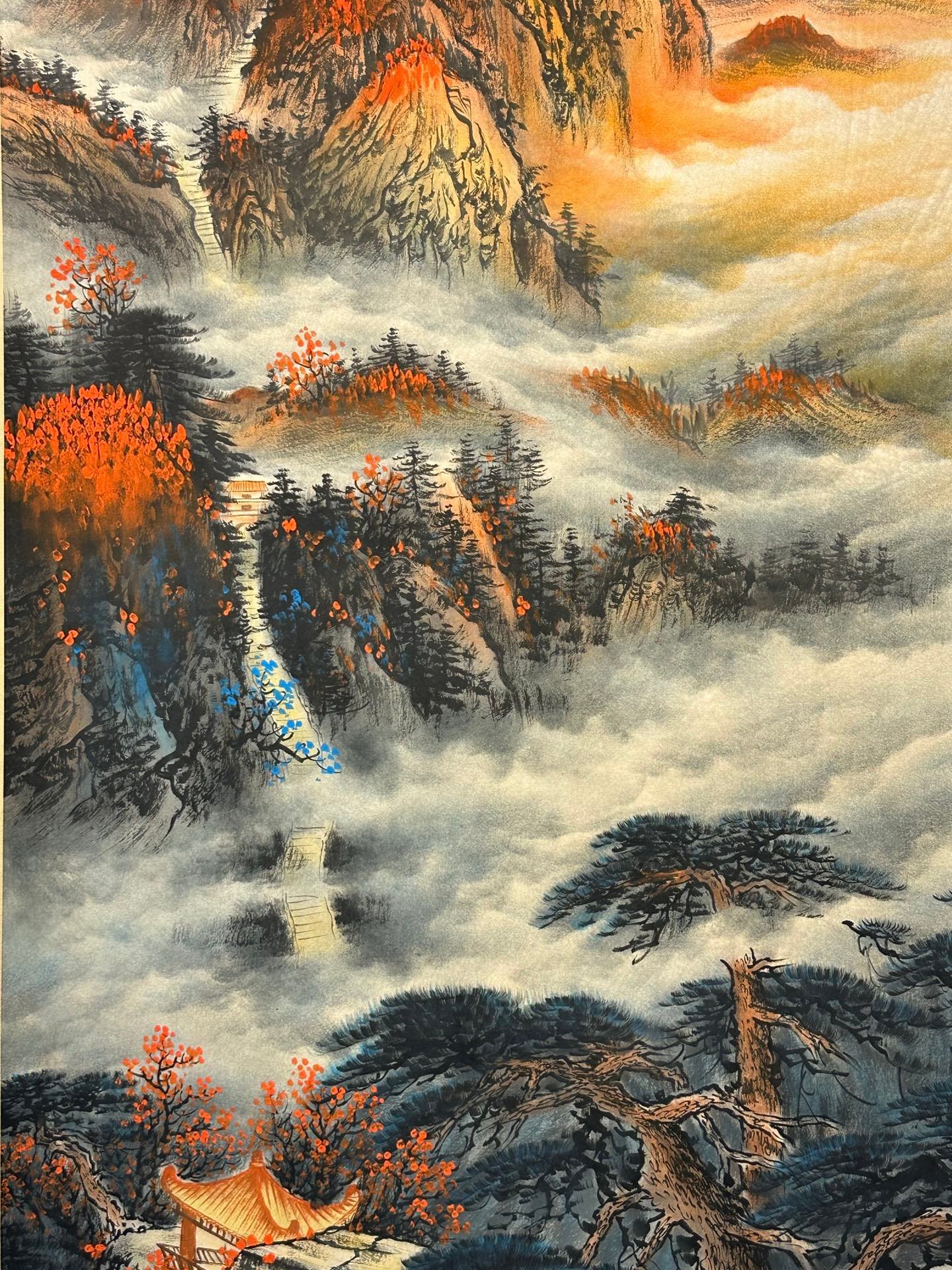 Chinese scroll painting Zhang Daqian