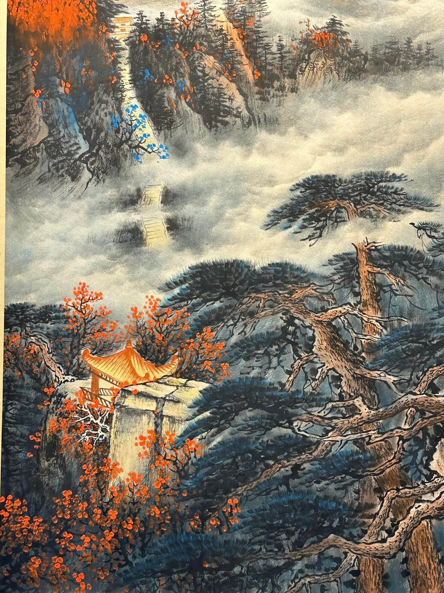 Chinese scroll painting Zhang Daqian