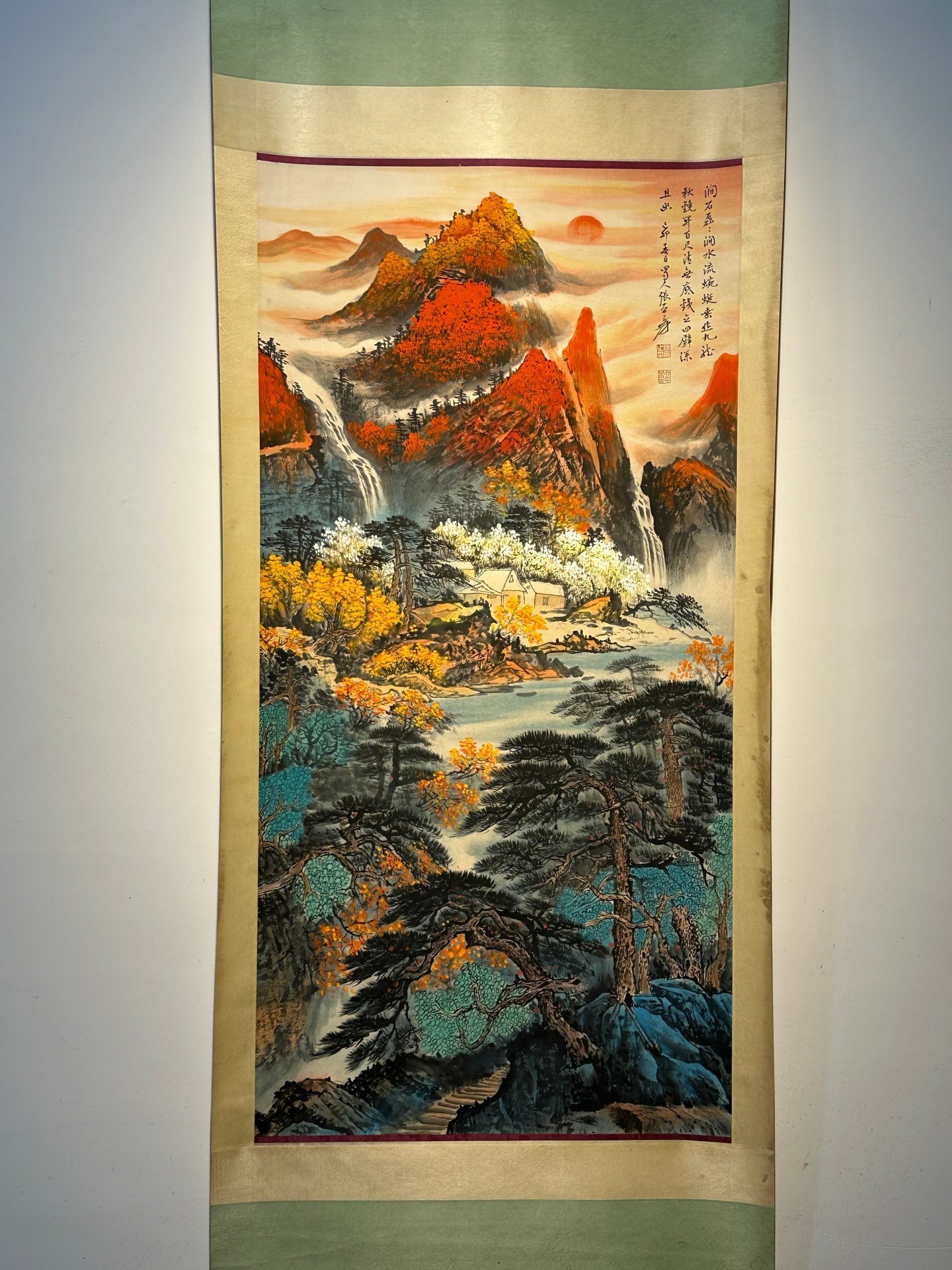 Chinese scroll painting Zhang Daqian