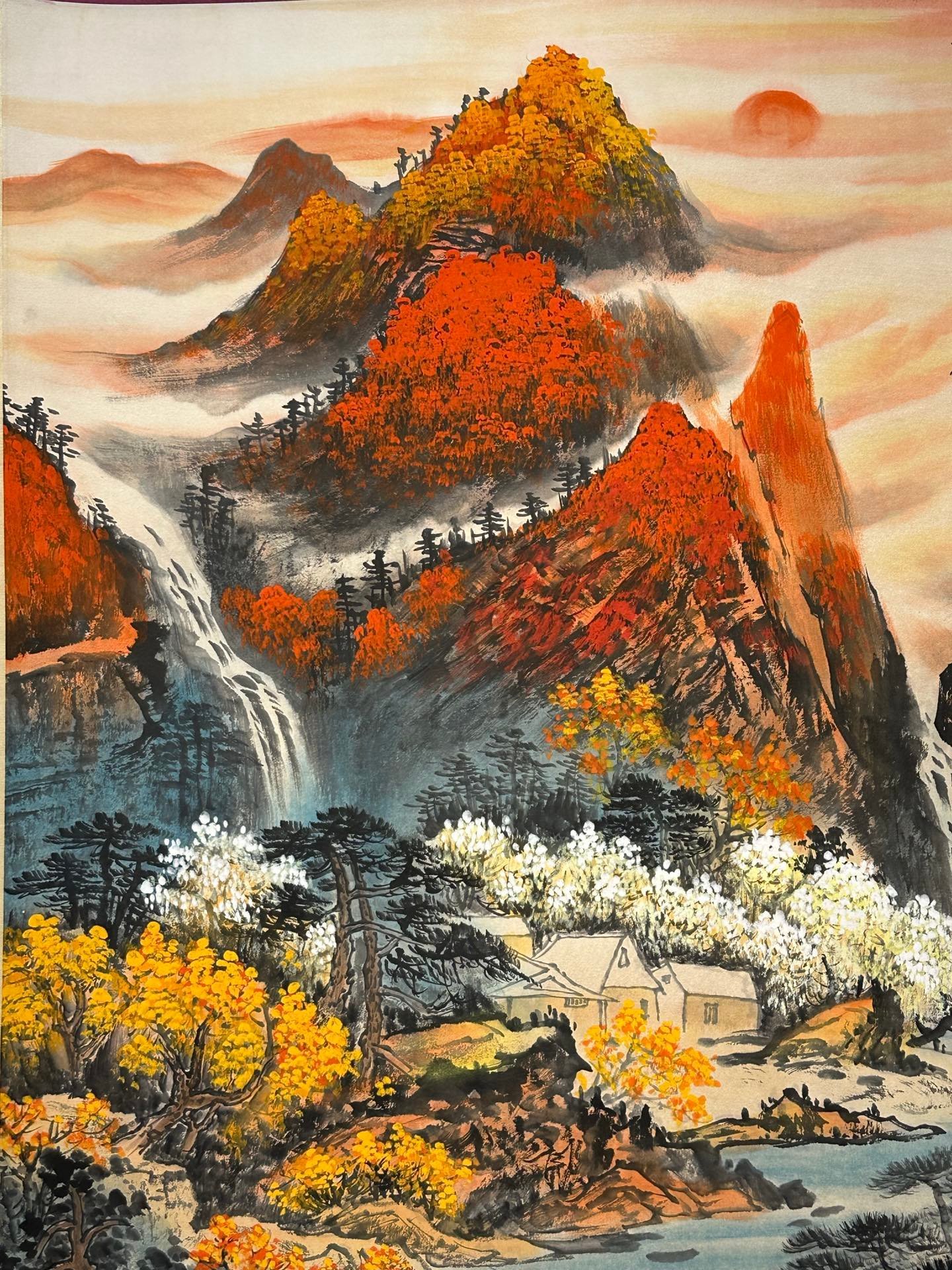 Chinese scroll painting Zhang Daqian