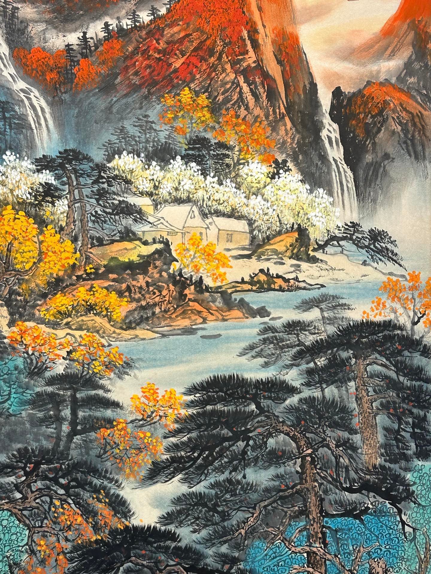 Chinese scroll painting Zhang Daqian