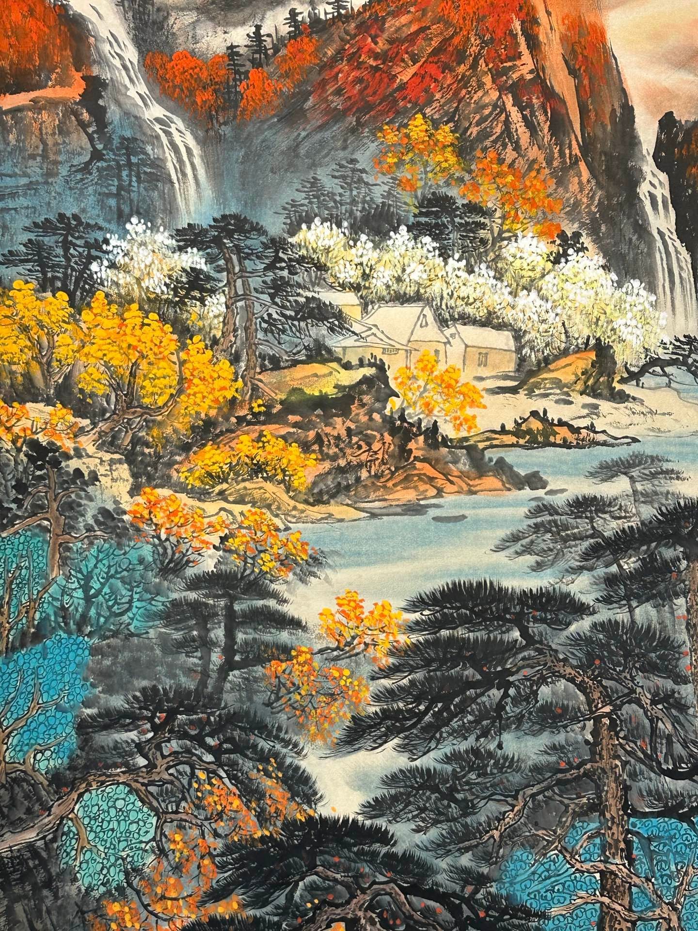 Chinese scroll painting Zhang Daqian