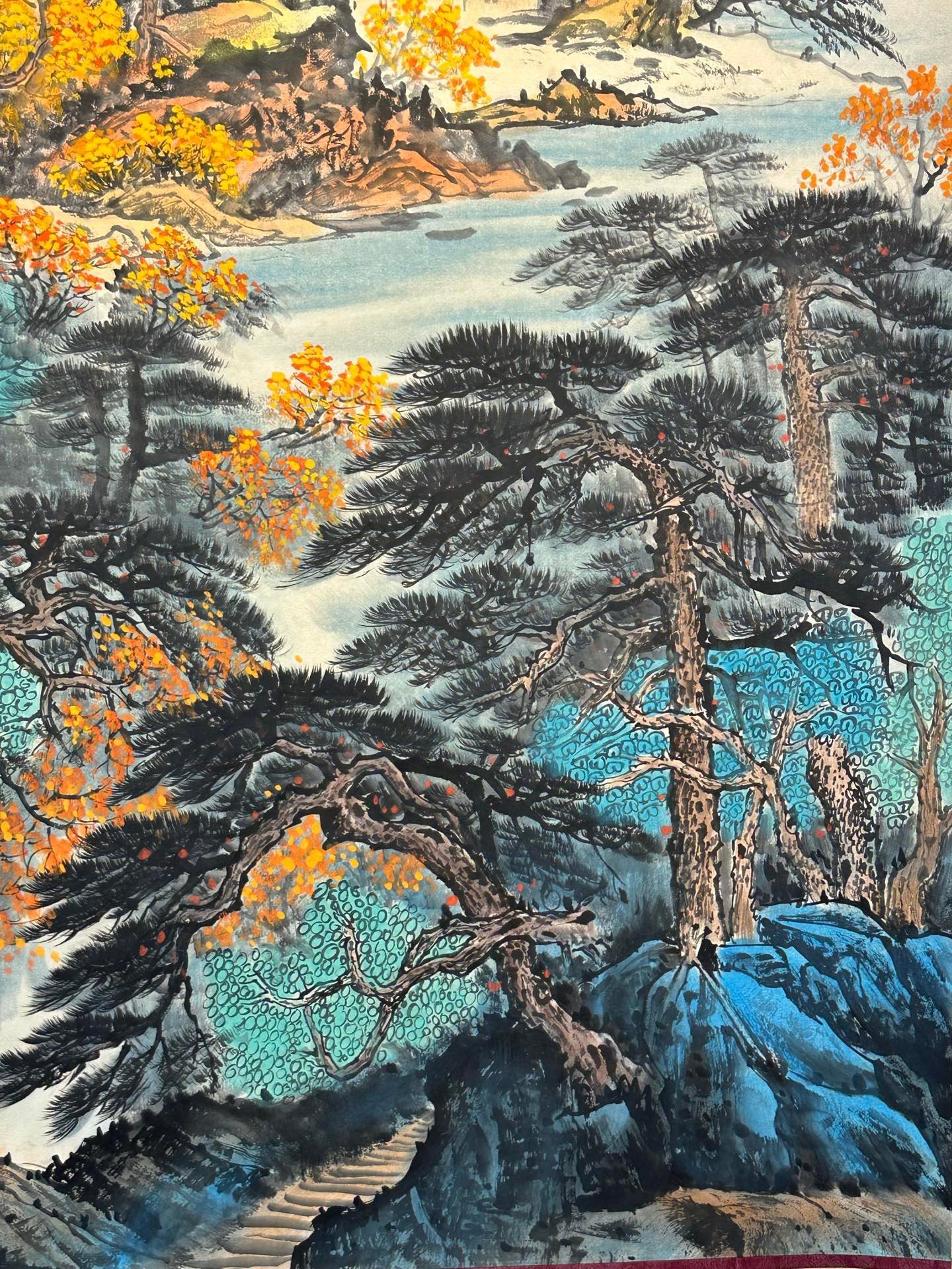 Chinese scroll painting Zhang Daqian