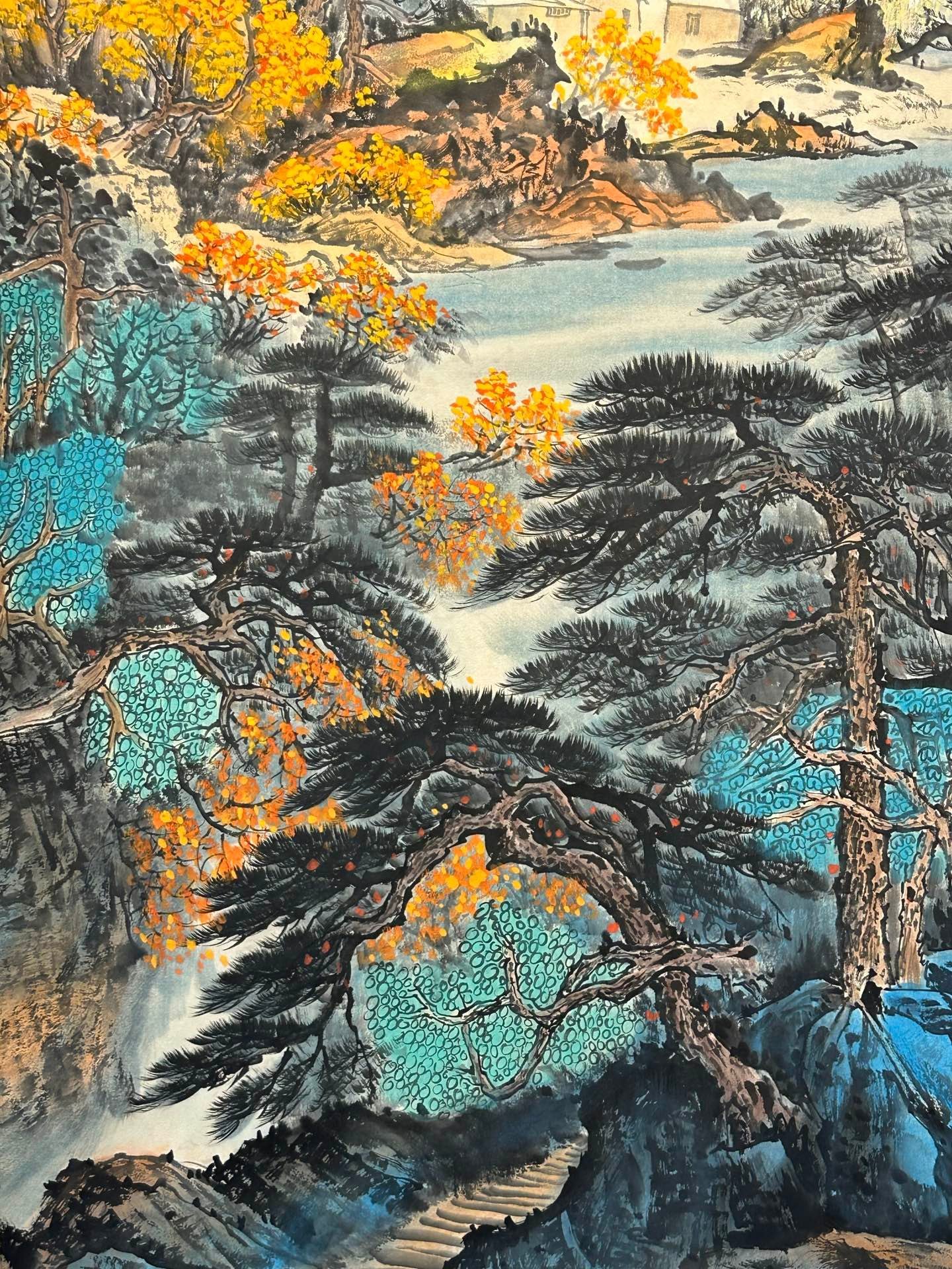 Chinese scroll painting Zhang Daqian