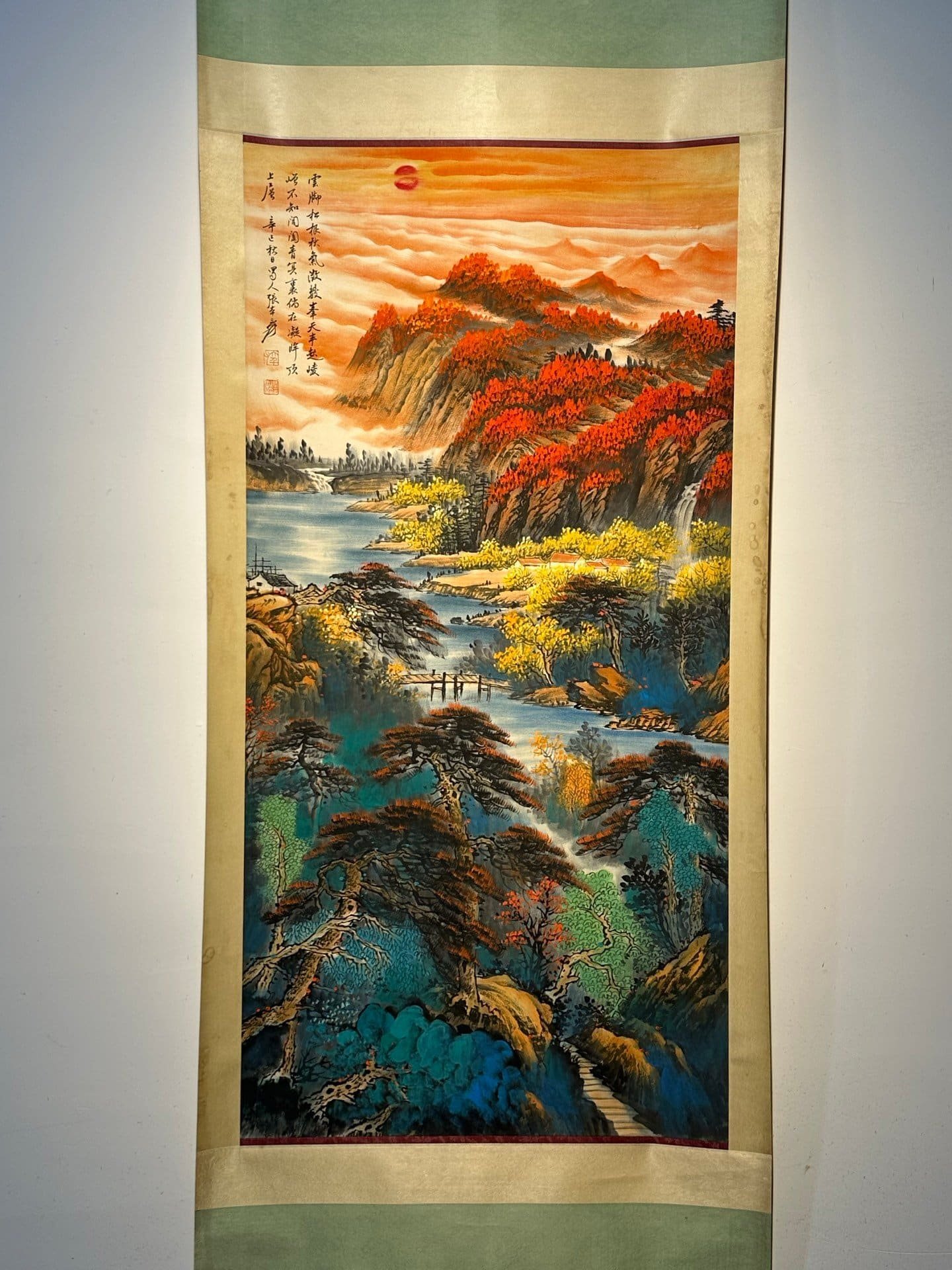 Chinese scroll painting Zhang Daqian