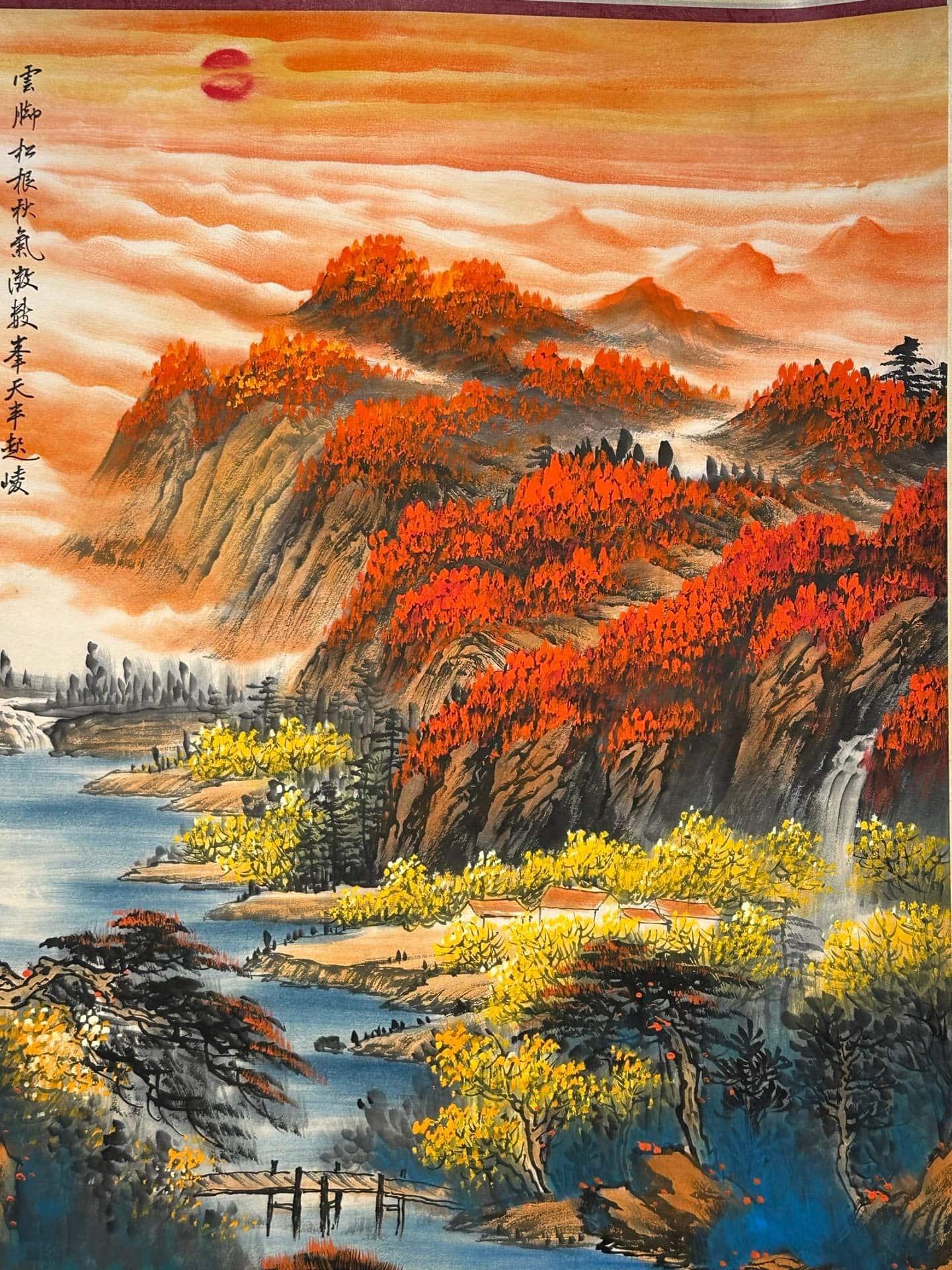 Chinese scroll painting Zhang Daqian
