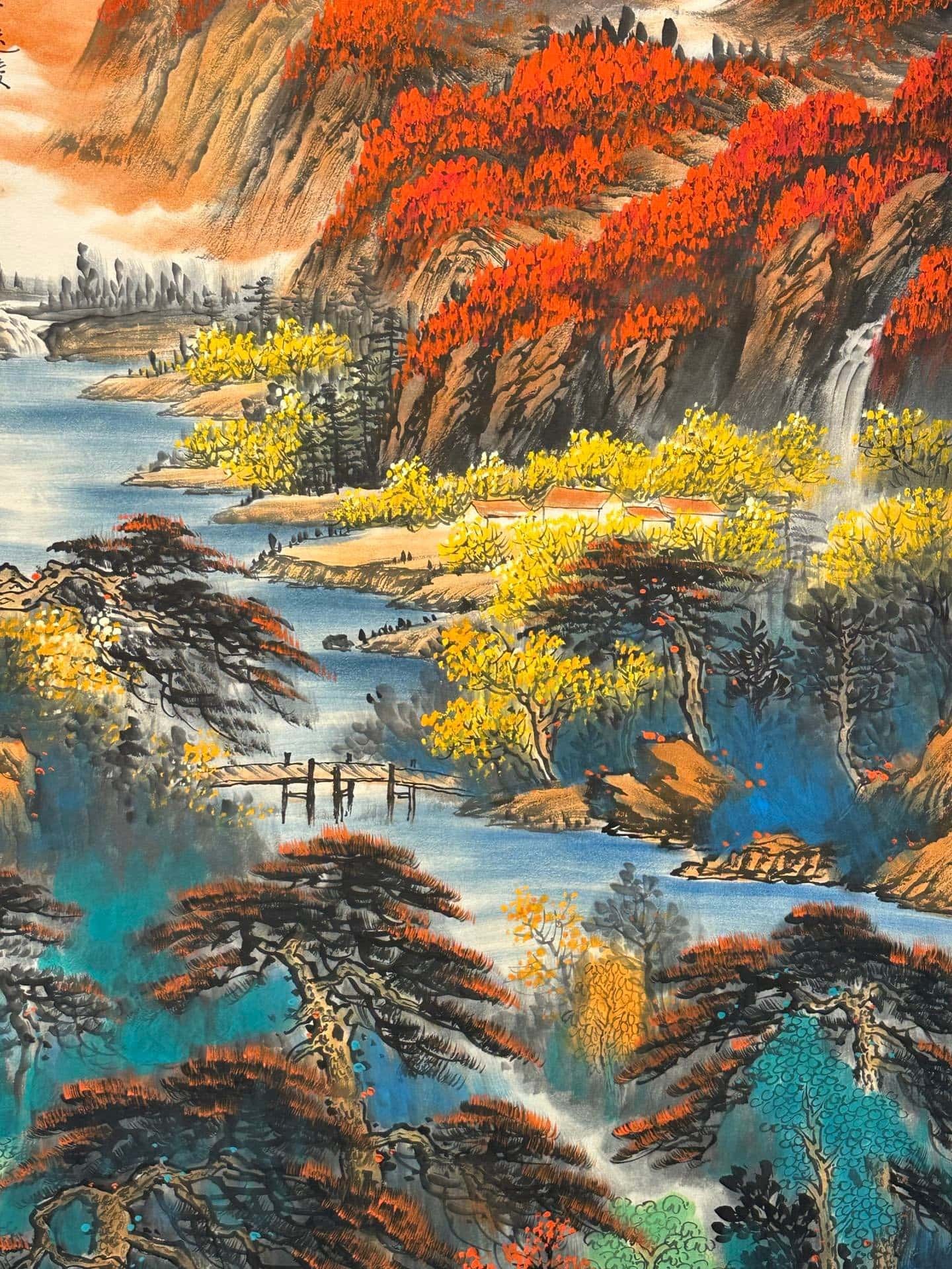 Chinese scroll painting Zhang Daqian