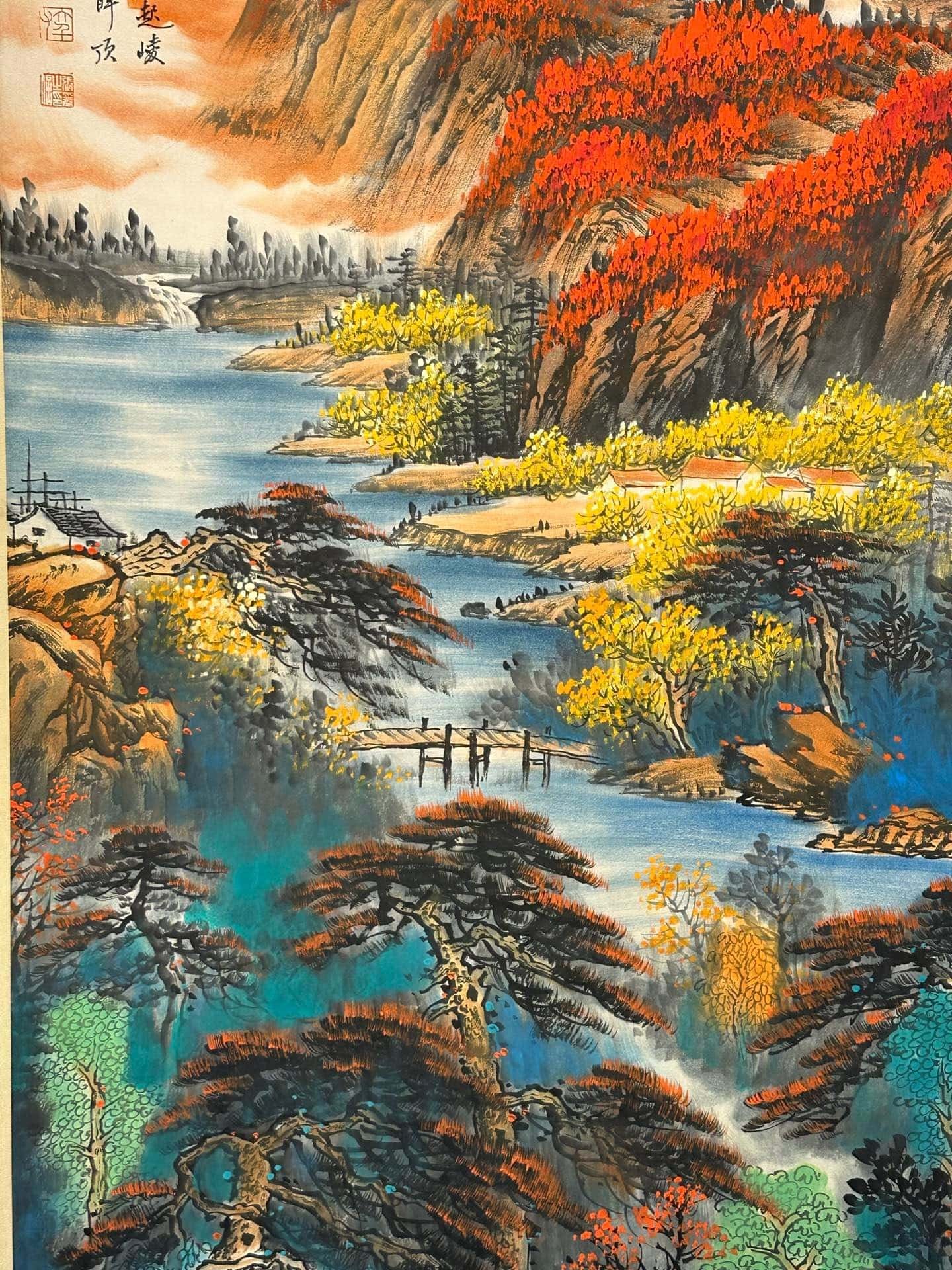 Chinese scroll painting Zhang Daqian