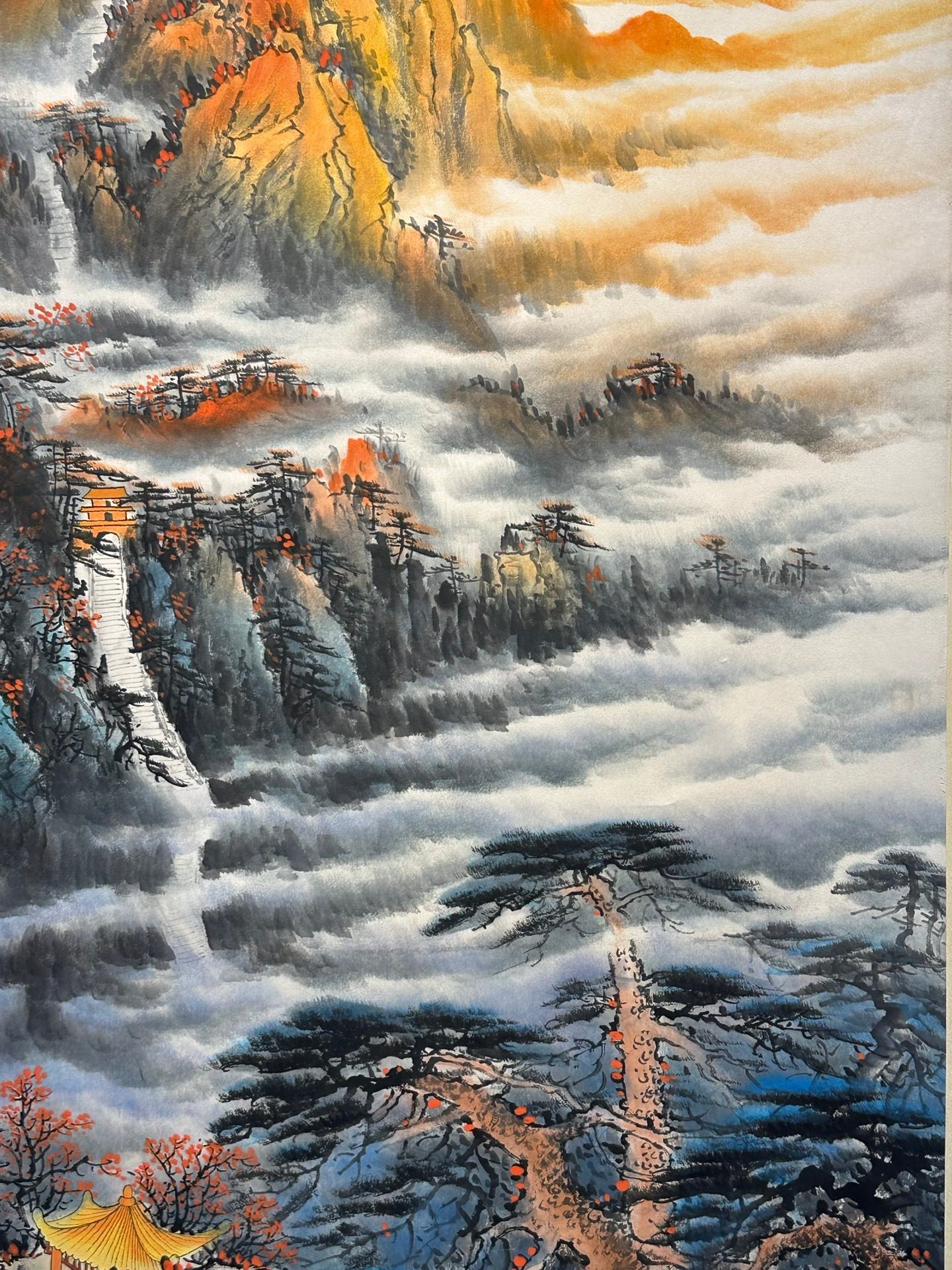 Chinese scroll painting Zhang Daqian