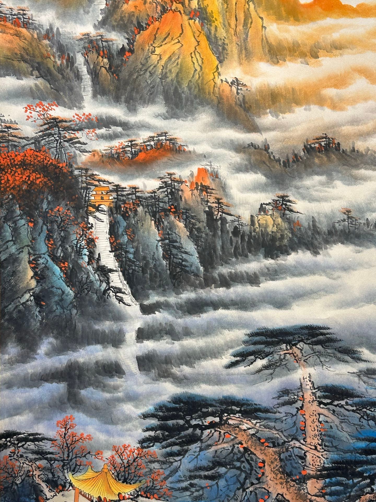 Chinese scroll painting Zhang Daqian