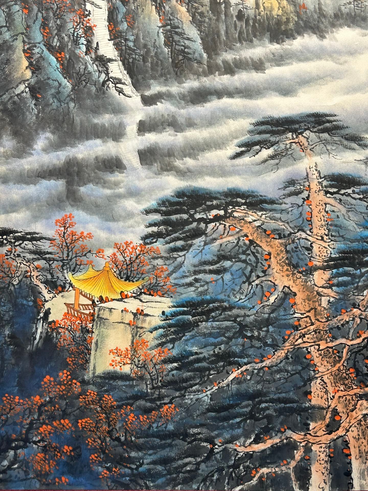 Chinese scroll painting Zhang Daqian