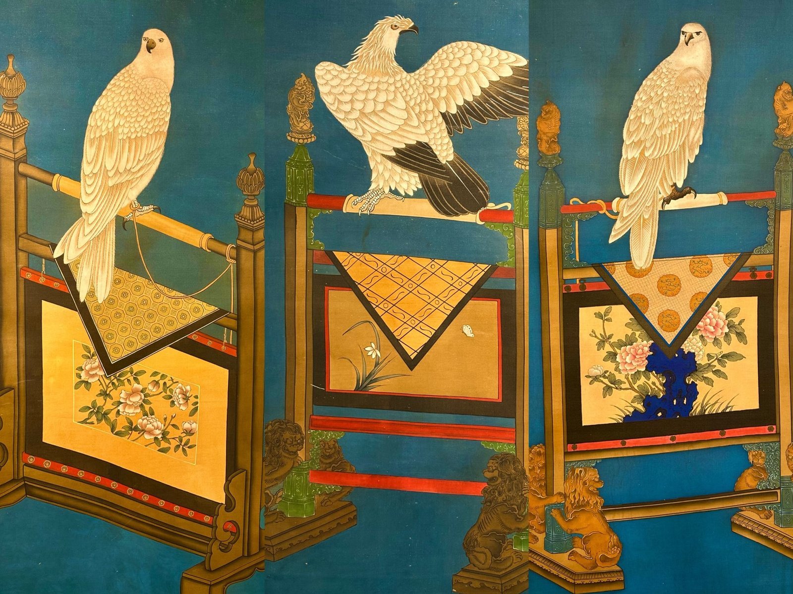 Chinese scroll painting Giuseppe