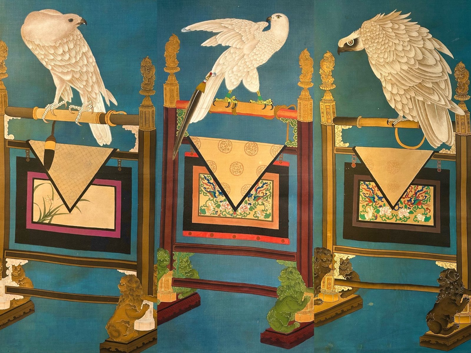 Chinese scroll painting Giuseppe
