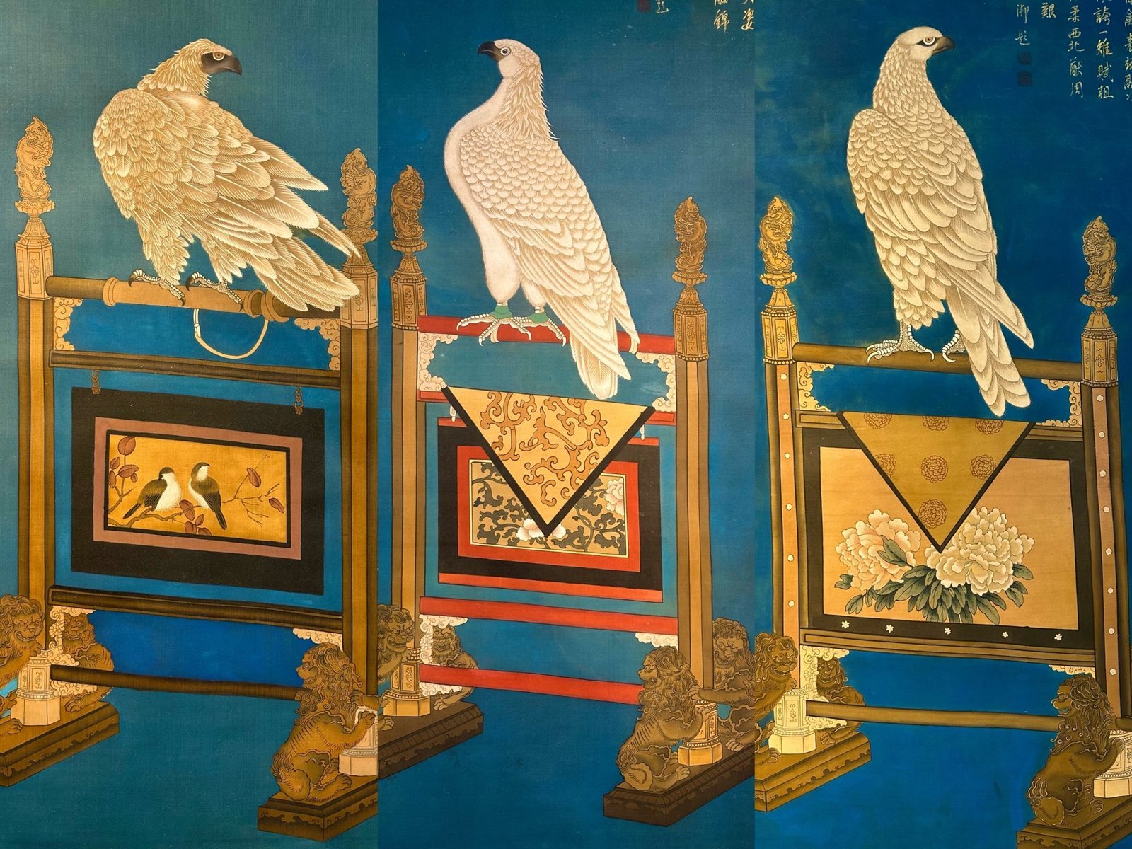Chinese scroll painting Giuseppe