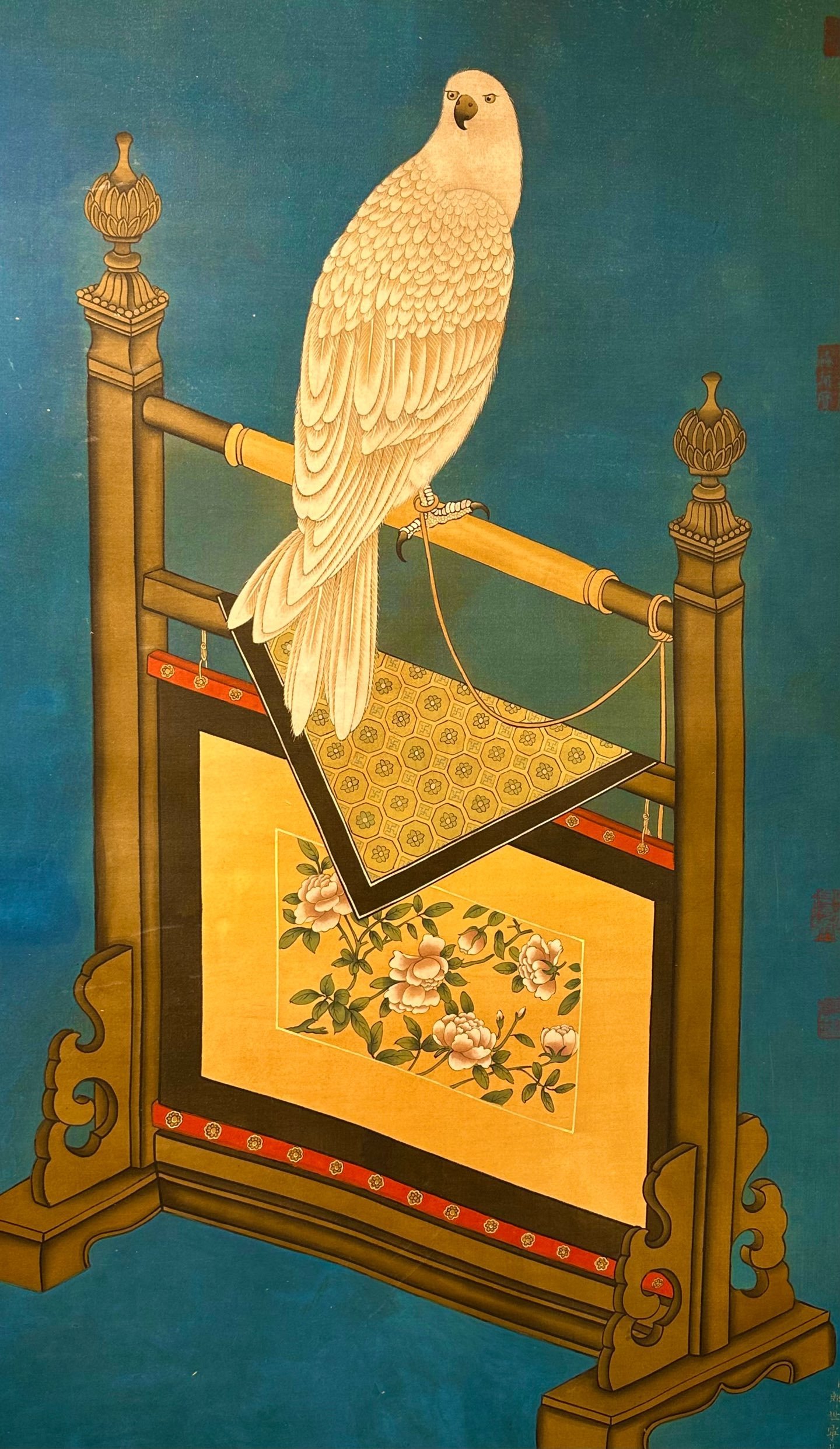Chinese scroll painting Giuseppe