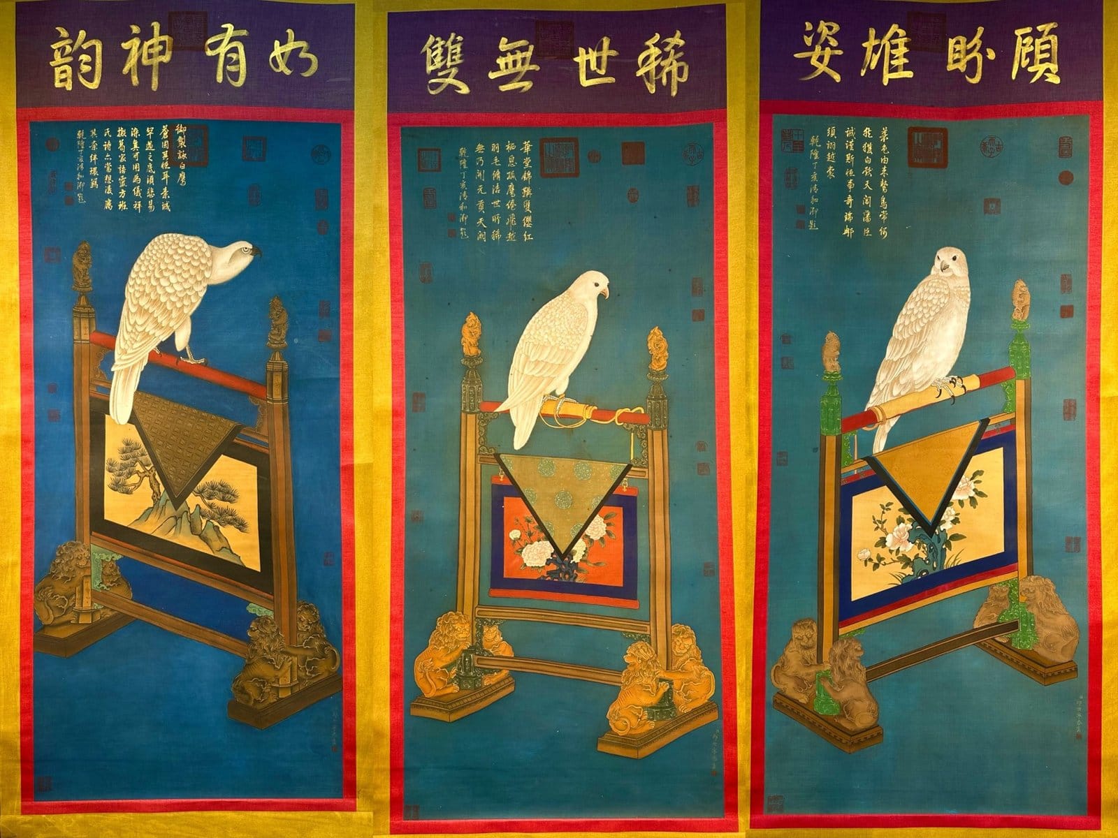 Chinese scroll painting Giuseppe