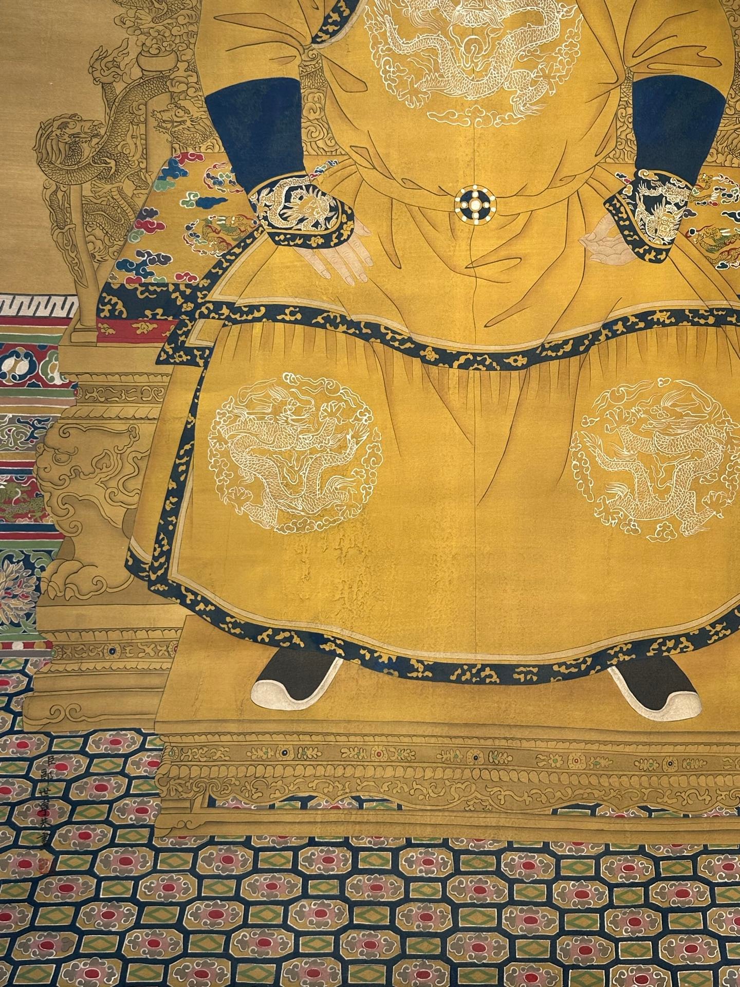 Chinese scroll painting Giuseppe