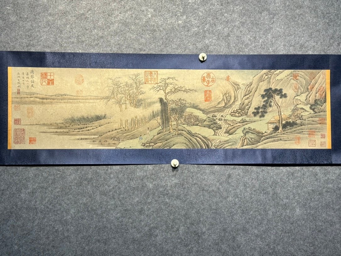 Chinese scroll painting Wen Huiming