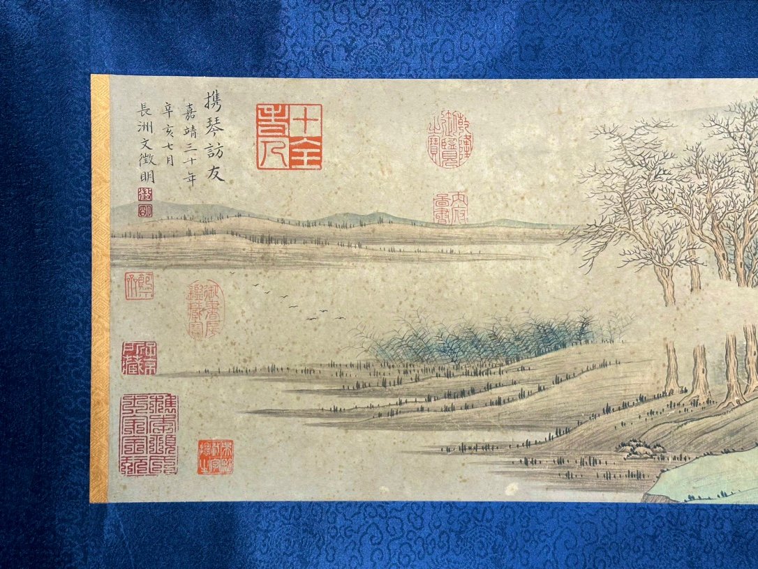 Chinese scroll painting Wen Huiming