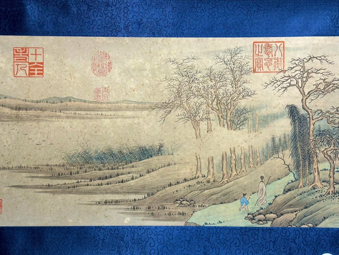 Chinese scroll painting Wen Huiming