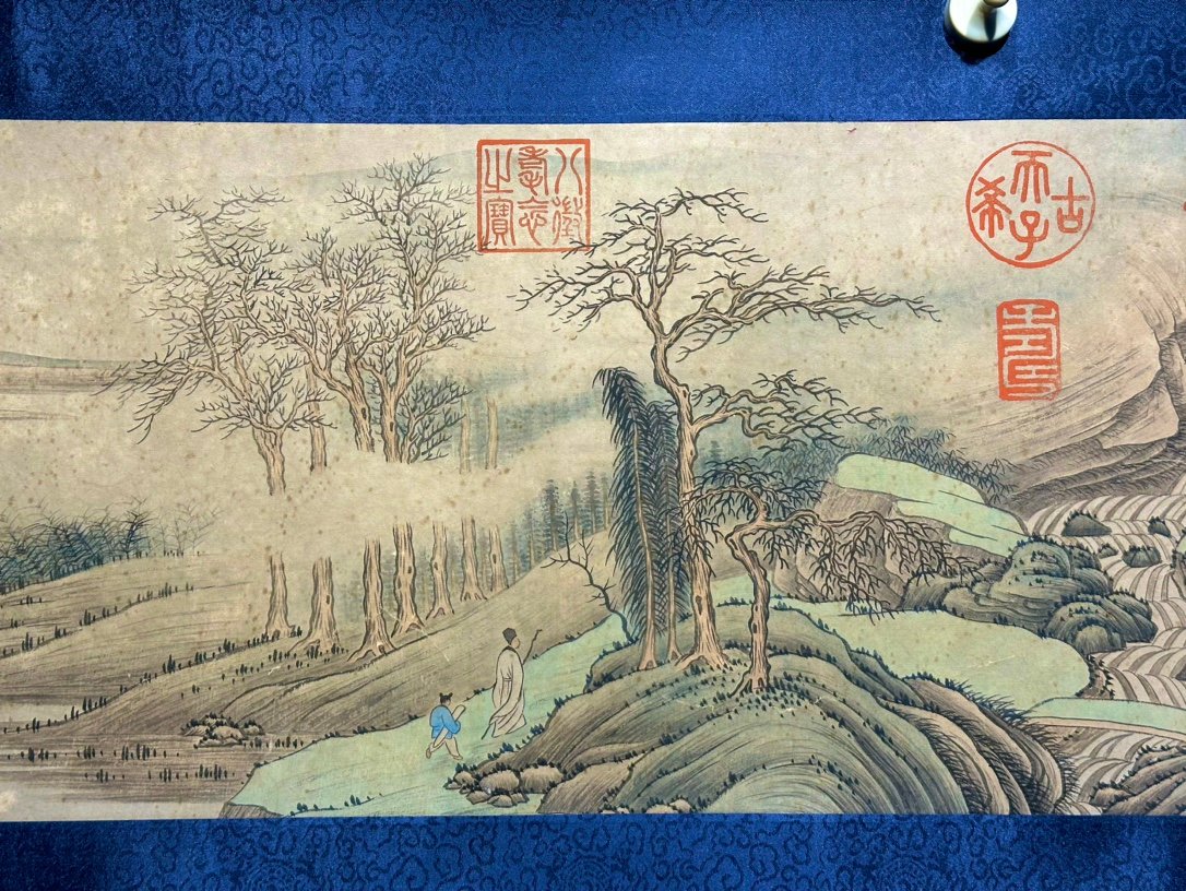 Chinese scroll painting Wen Huiming