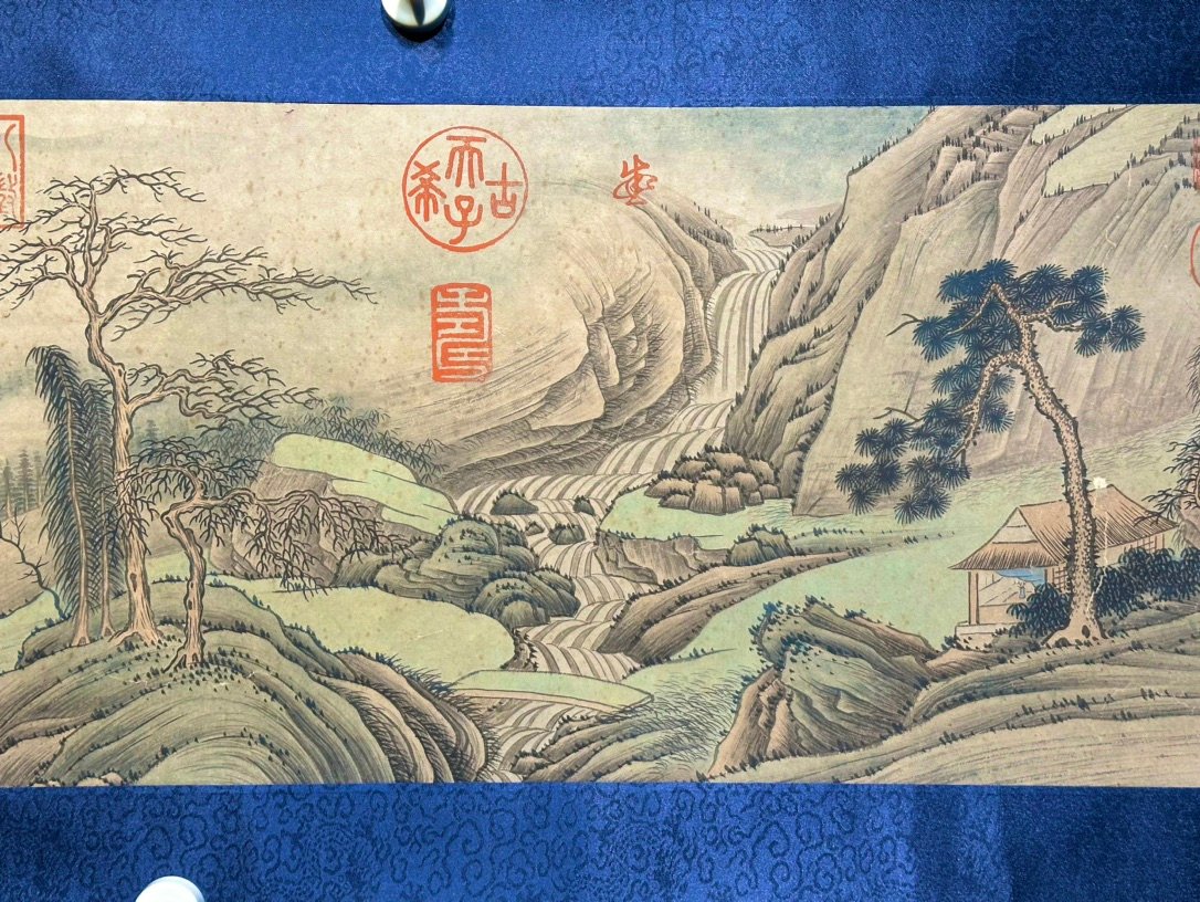 Chinese scroll painting Wen Huiming