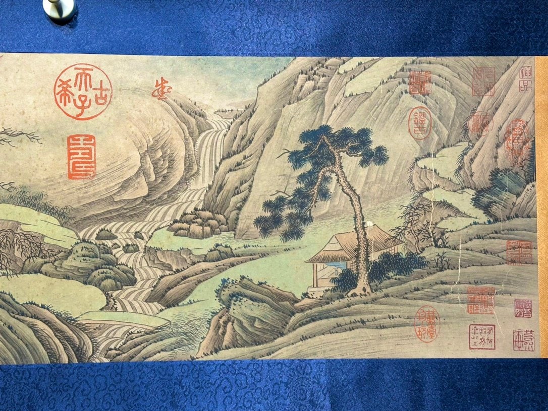 Chinese scroll painting Wen Huiming