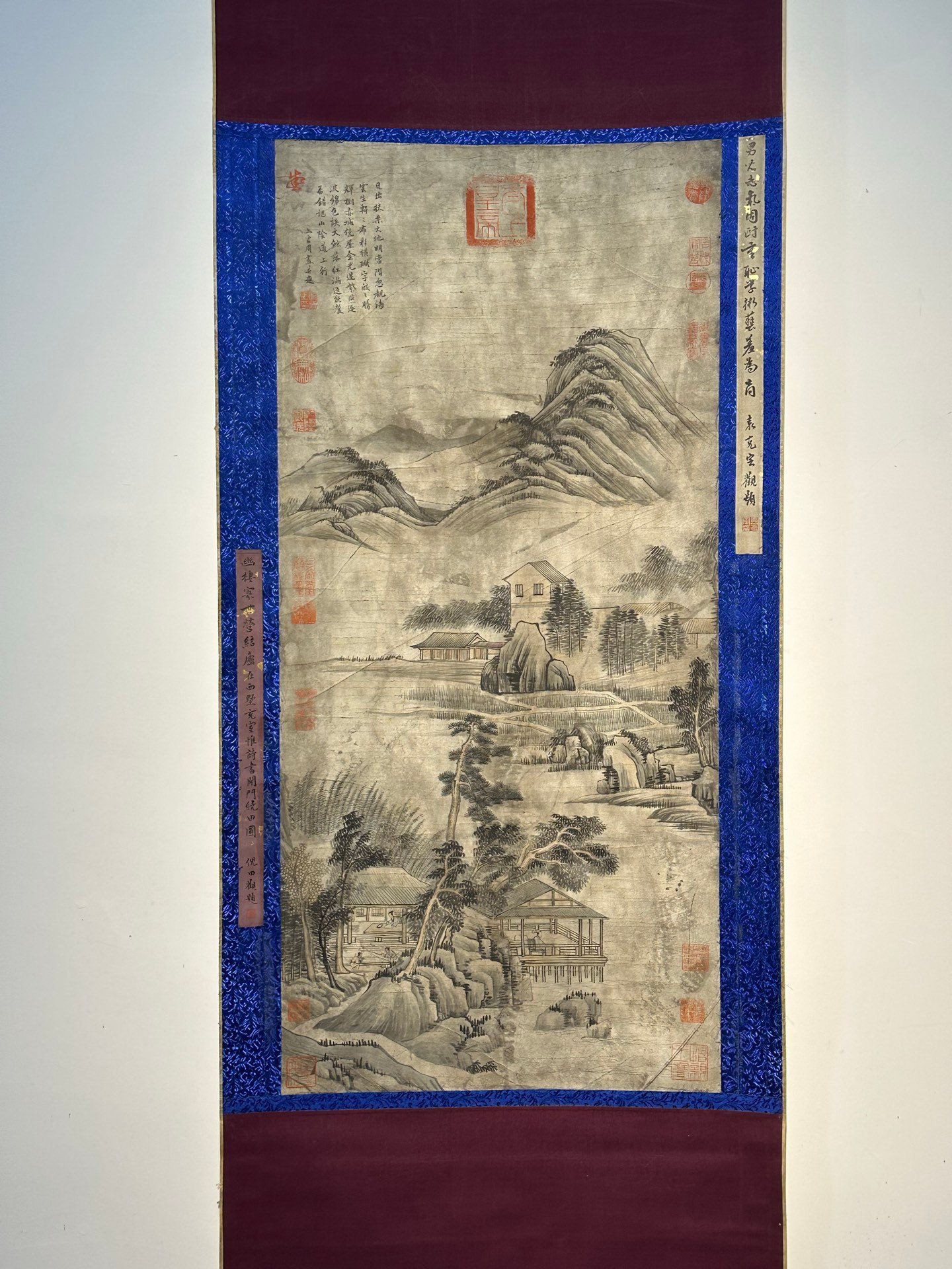 Chinese scroll painting Shangguan Zhou