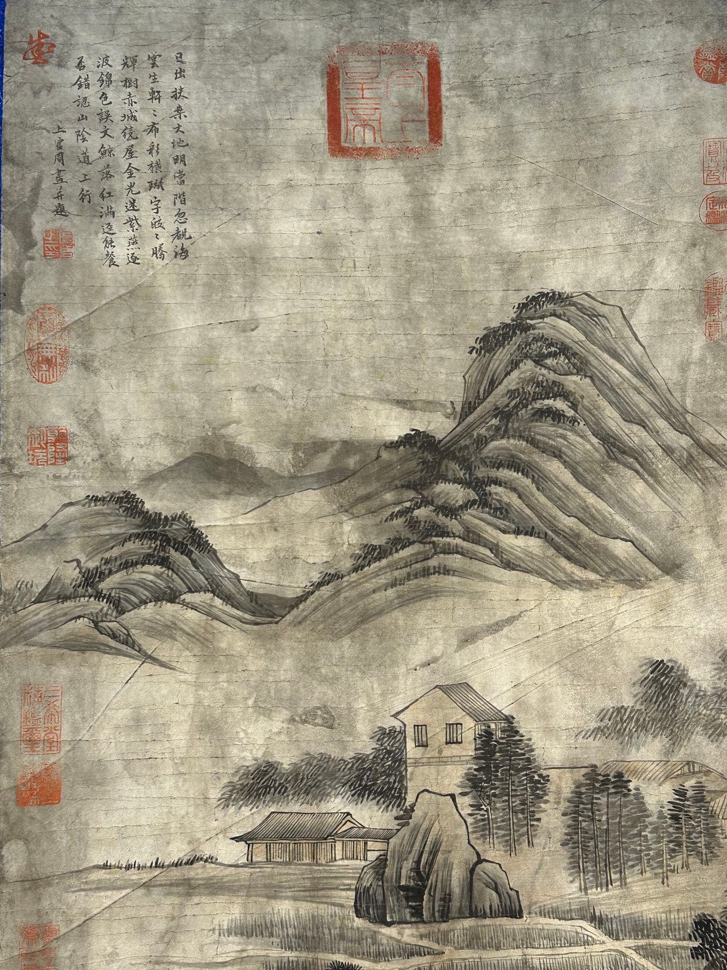 Chinese scroll painting Shangguan Zhou