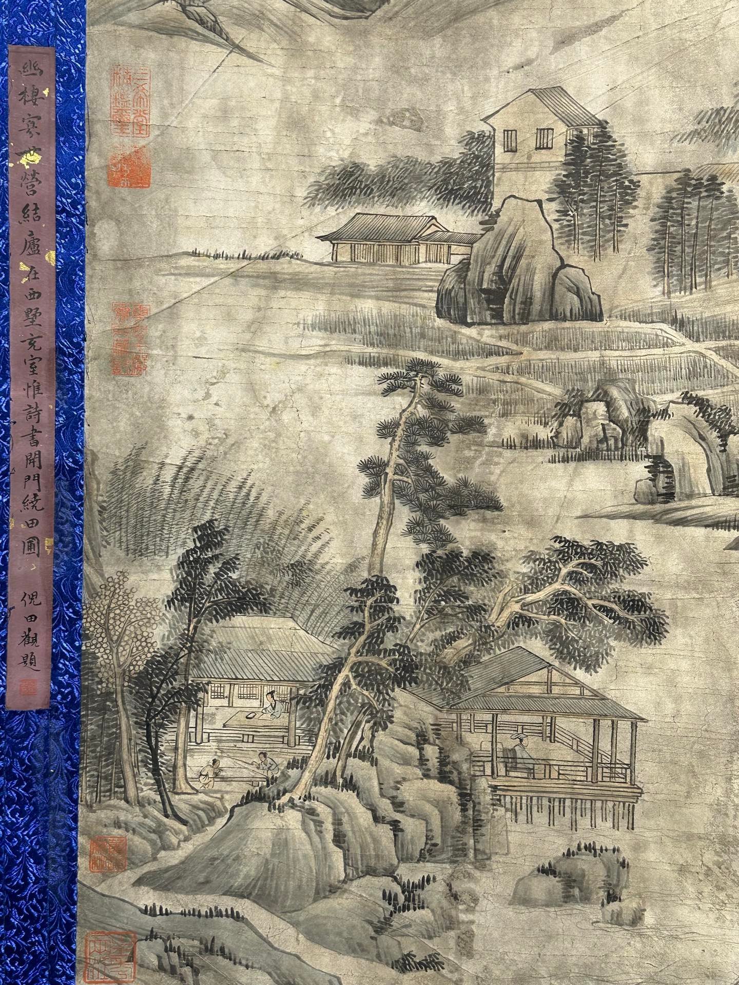 Chinese scroll painting Shangguan Zhou