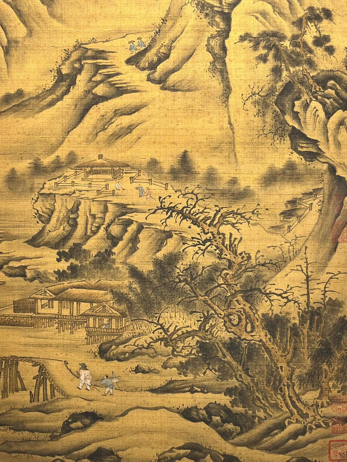 Chinese scroll painting Li Shan
