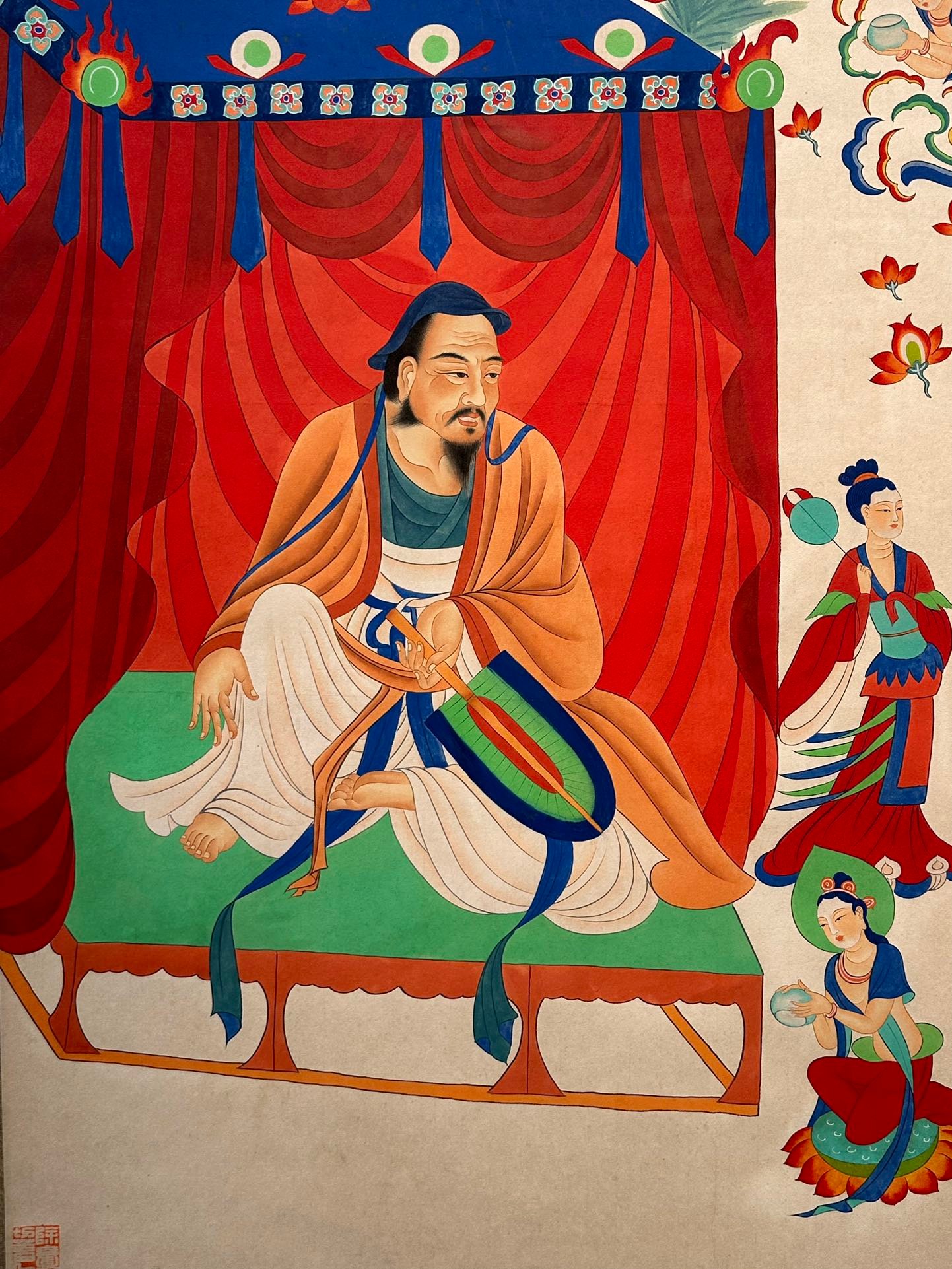 Chinese scroll painting Zhang Daqian