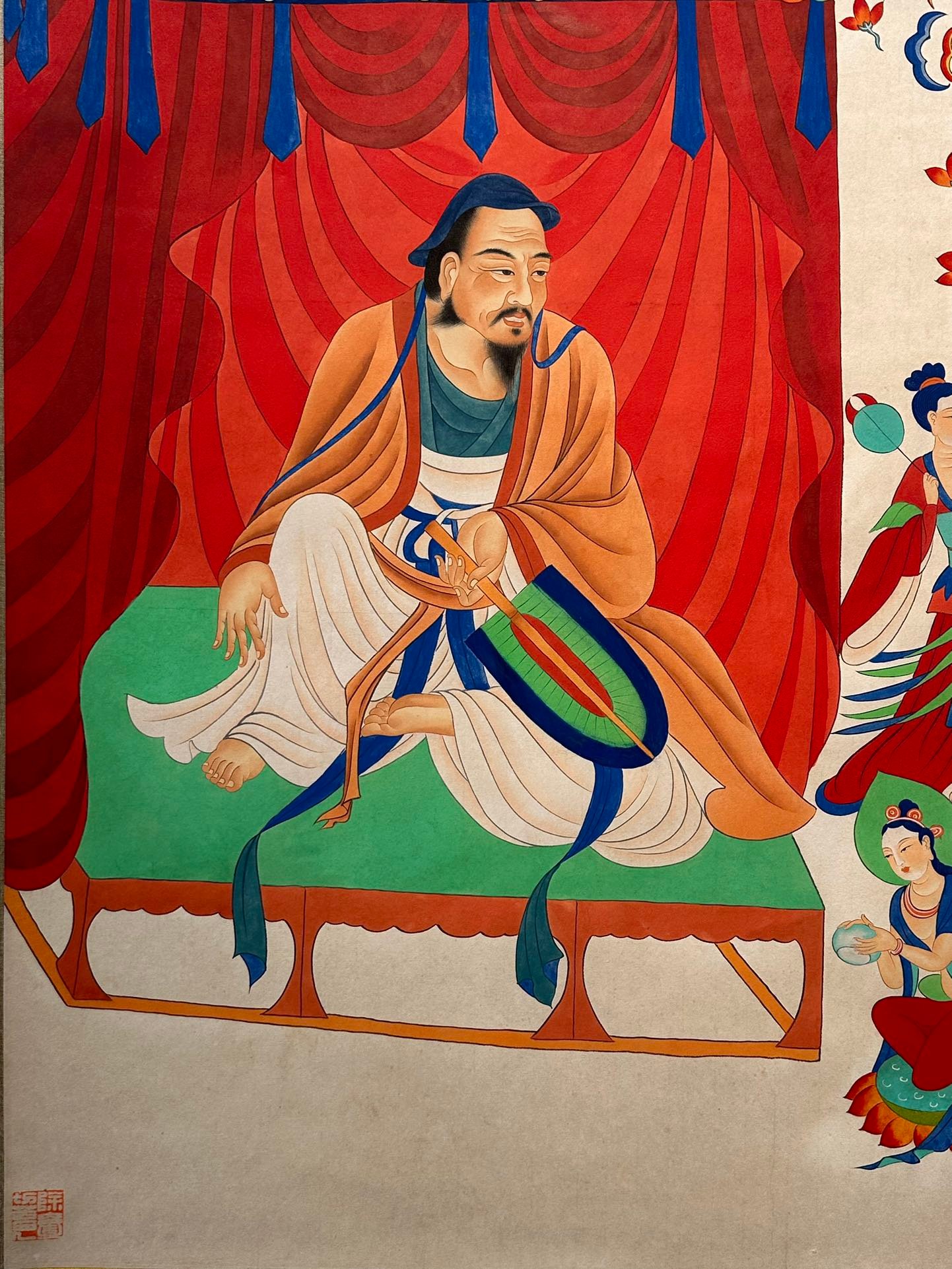Chinese scroll painting Zhang Daqian