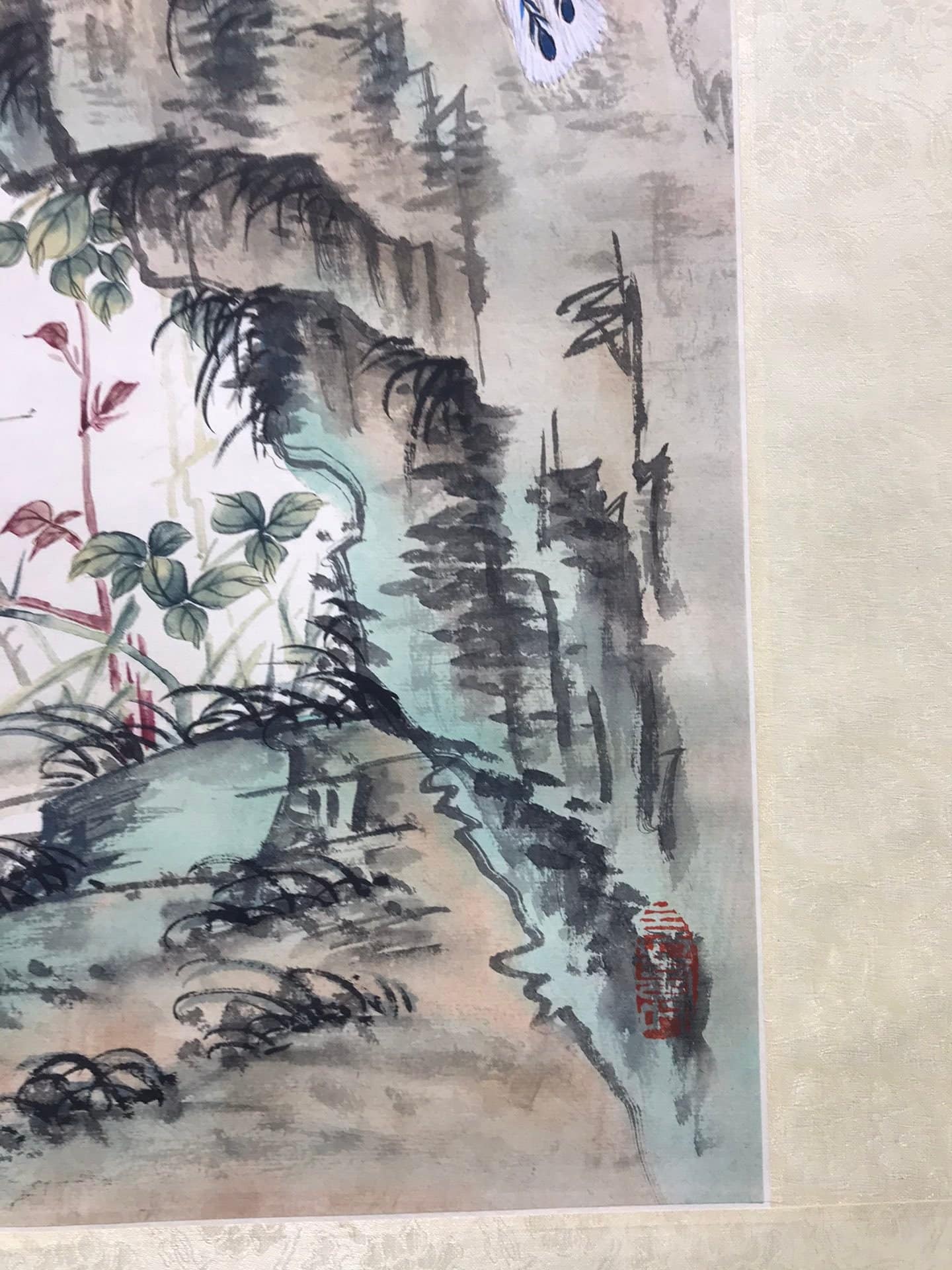 Chinese scroll painting Soong Mei ling