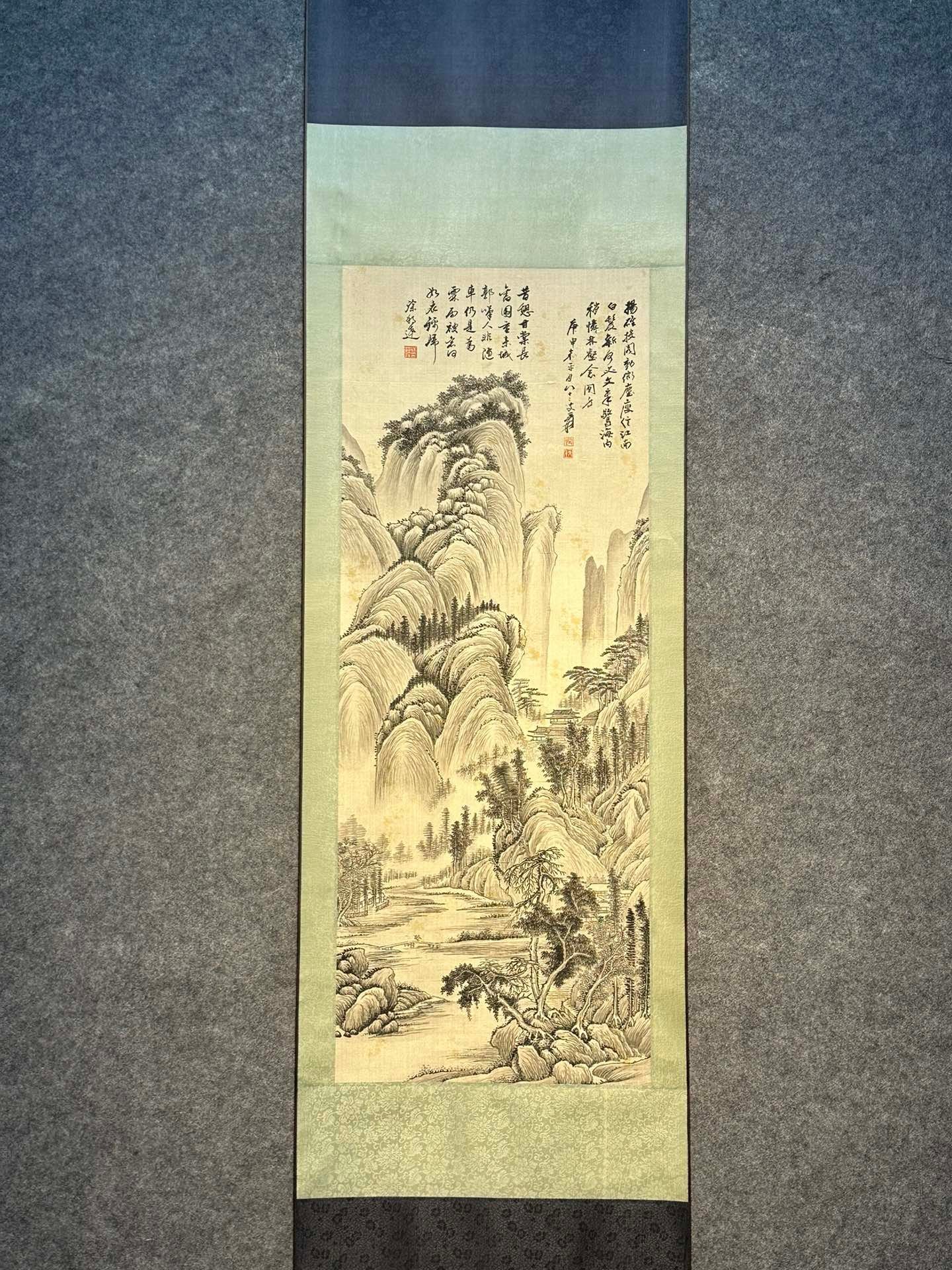 Chinese scroll painting Zhang Daqian