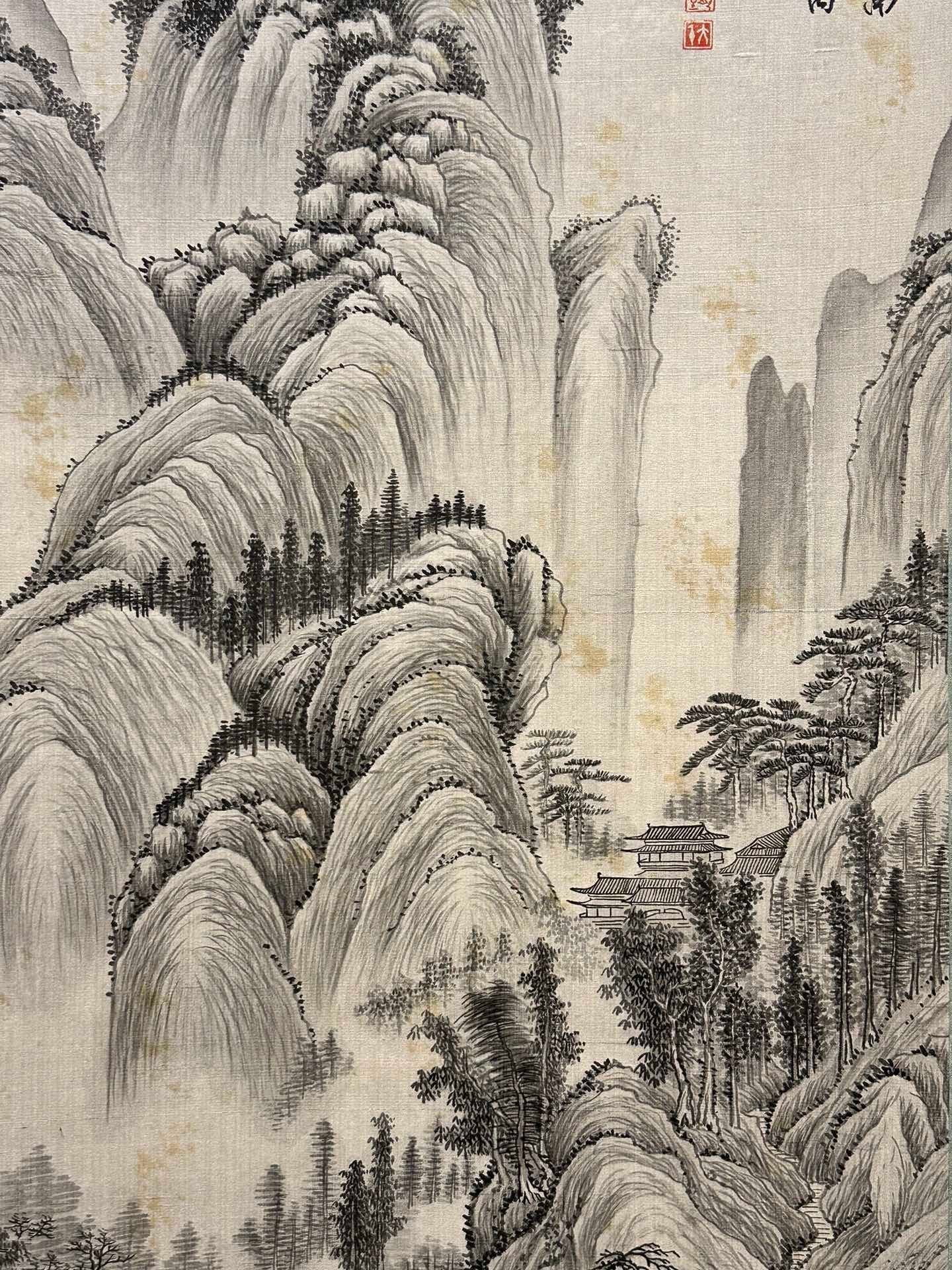 Chinese scroll painting Zhang Daqian