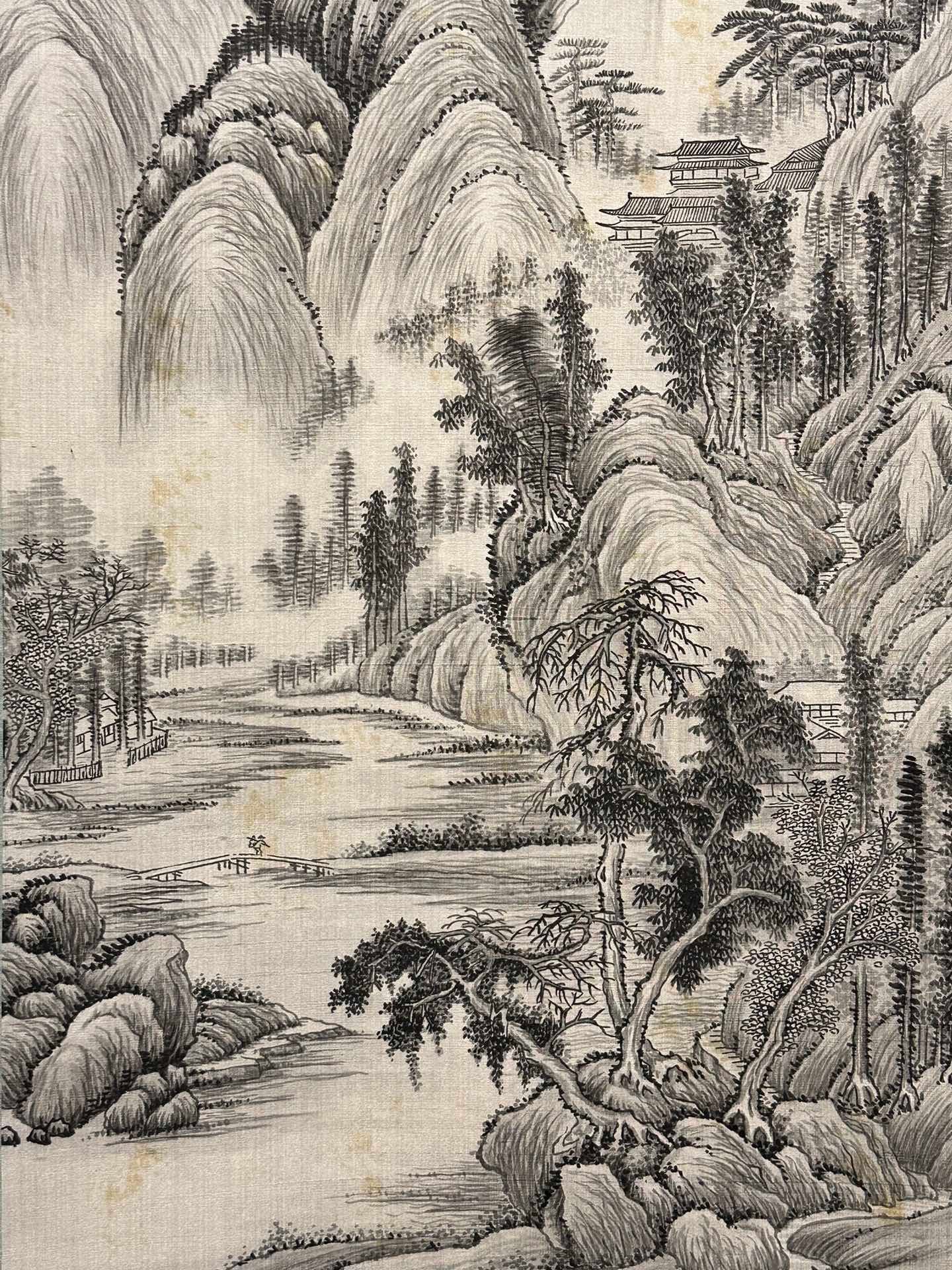 Chinese scroll painting Zhang Daqian