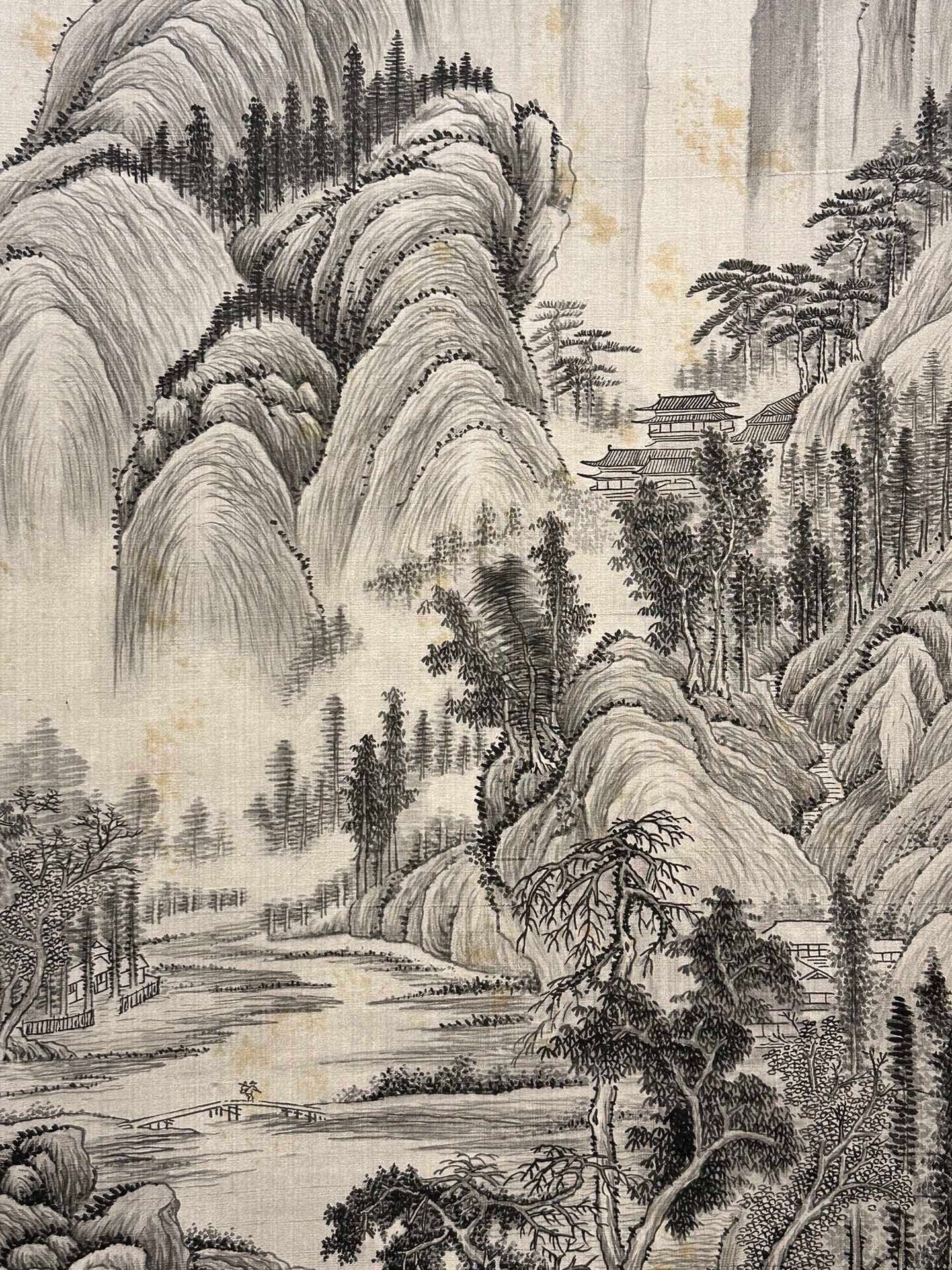 Chinese scroll painting Zhang Daqian