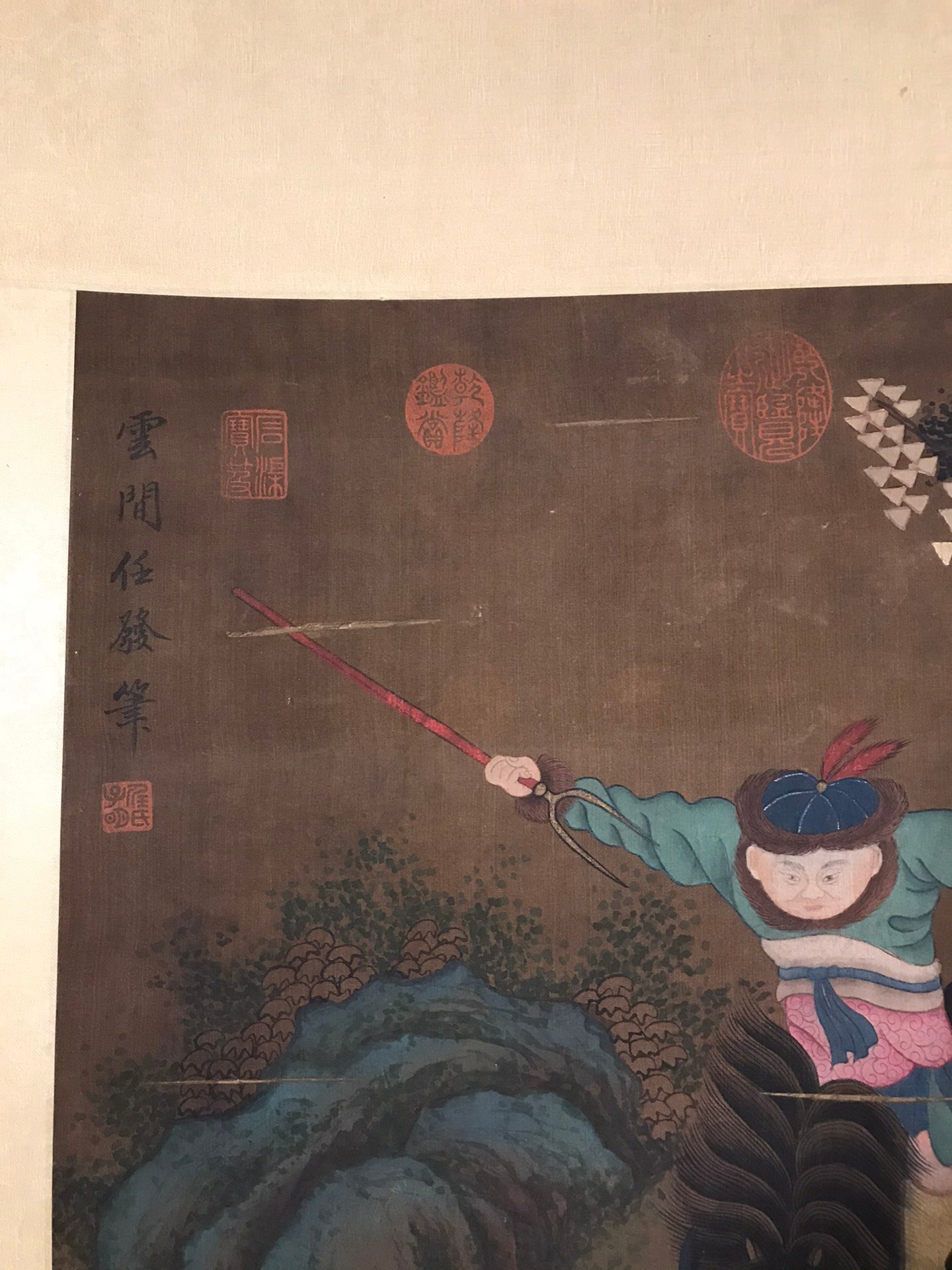 Chinese scroll painting Ren Renfa