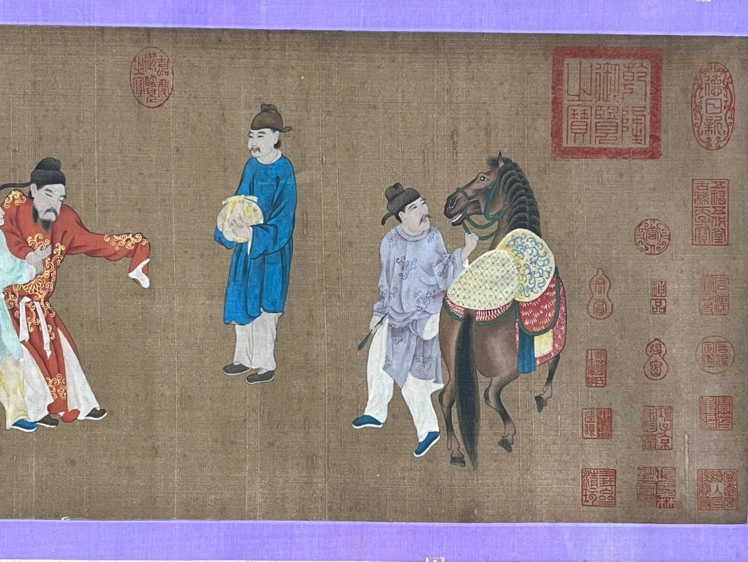 Chinese scroll painting Zhao Mengfu