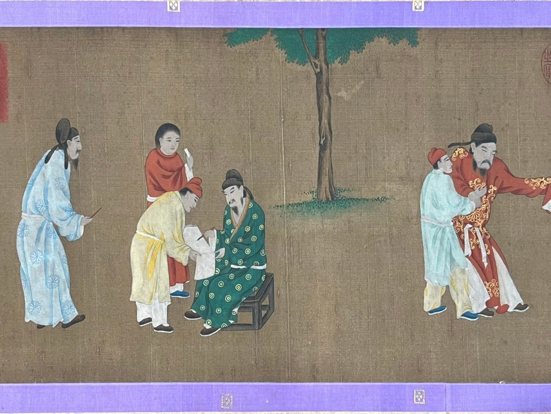 Chinese scroll painting Zhao Mengfu
