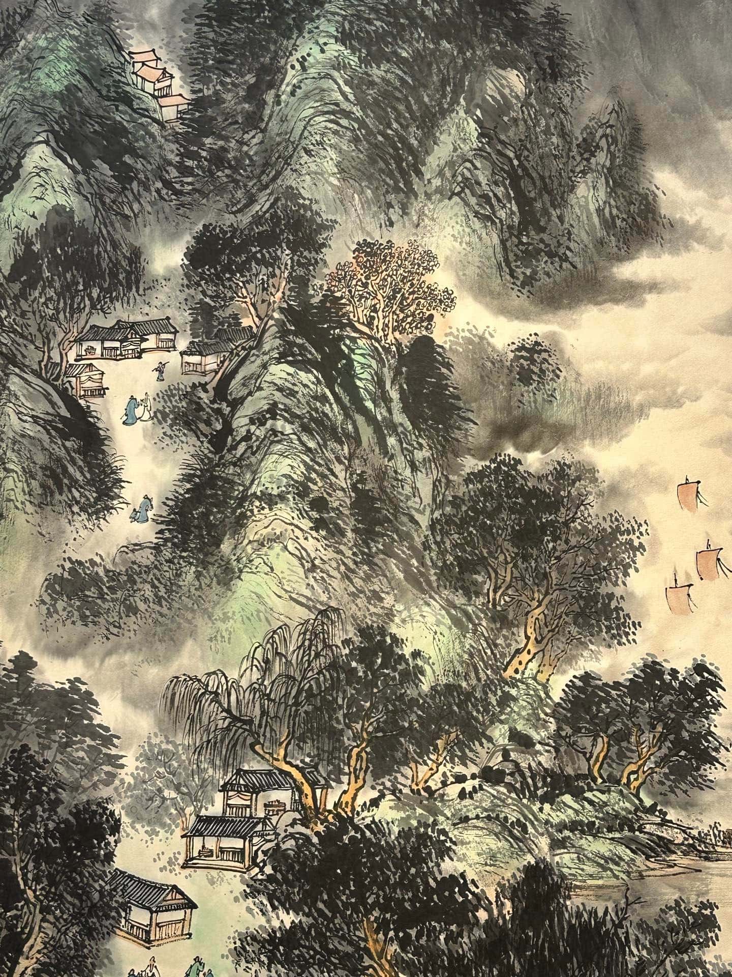 Chinese scroll painting Huang Binhong