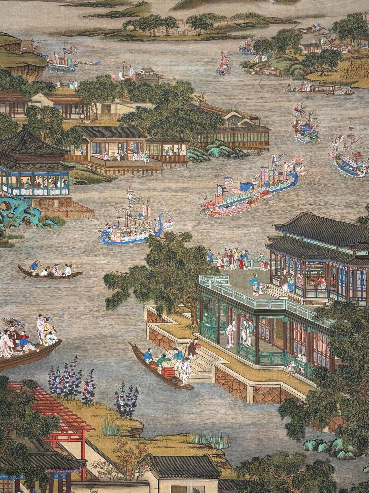 Chinese scroll painting Giuseppe