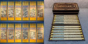 Chinese scroll painting Lang Shining