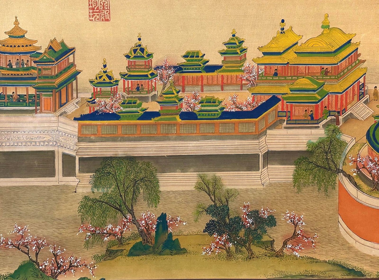 Chinese scroll painting Shizhou