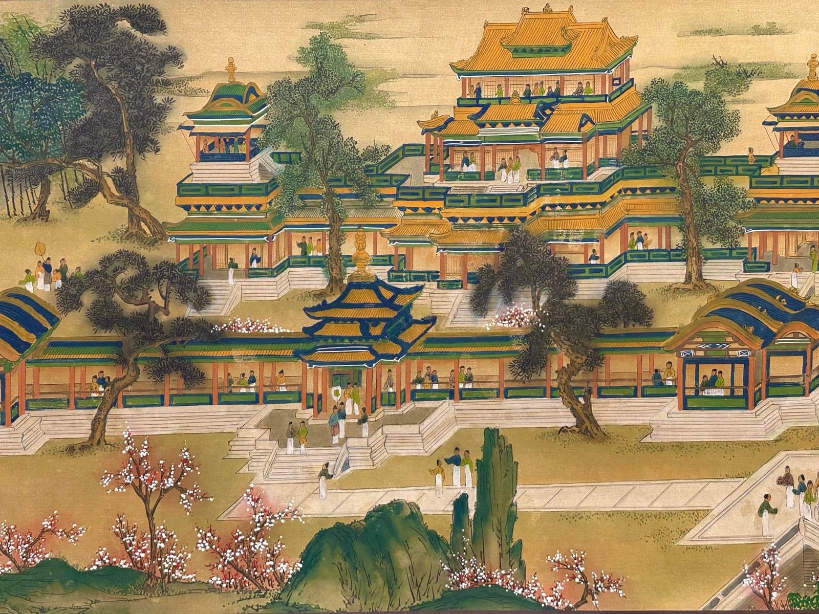 Chinese scroll painting Shizhou