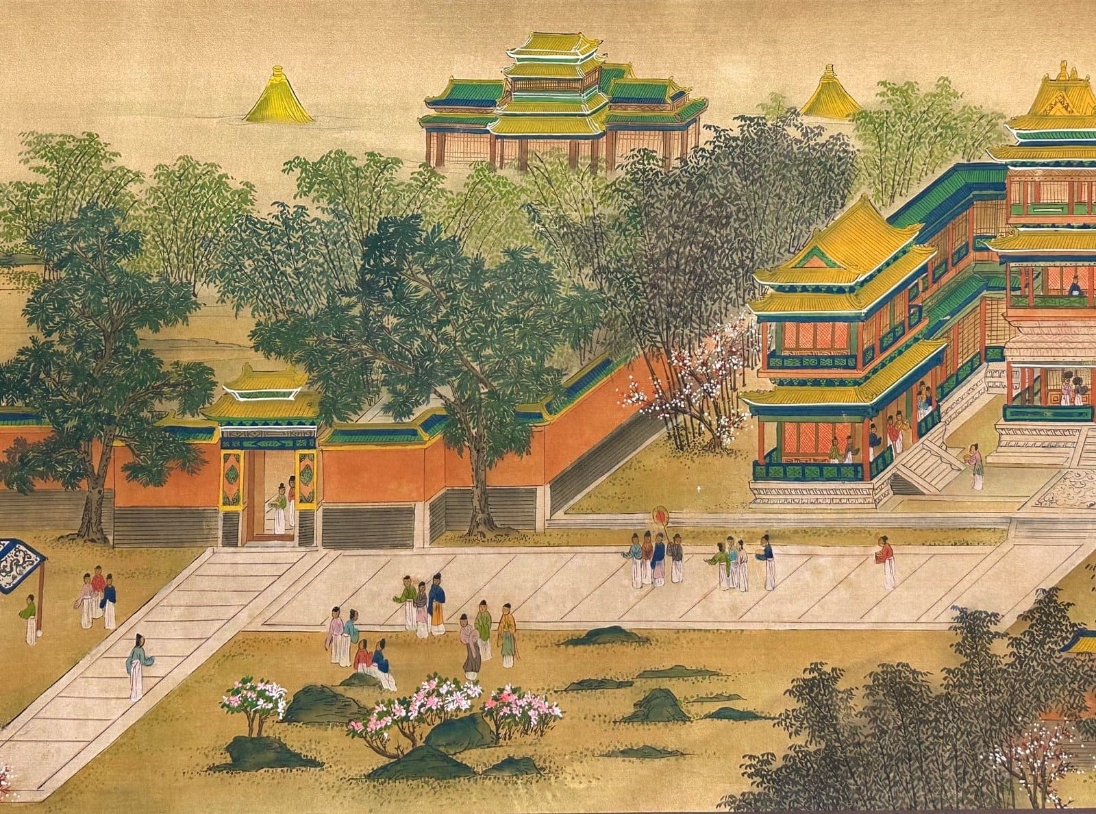 Chinese scroll painting Shizhou